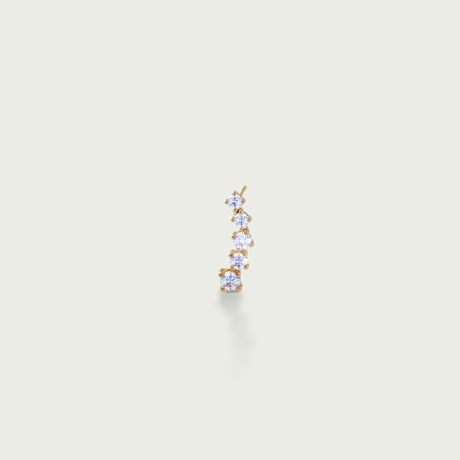 Daily Sparkle Gold Crawler Earrings