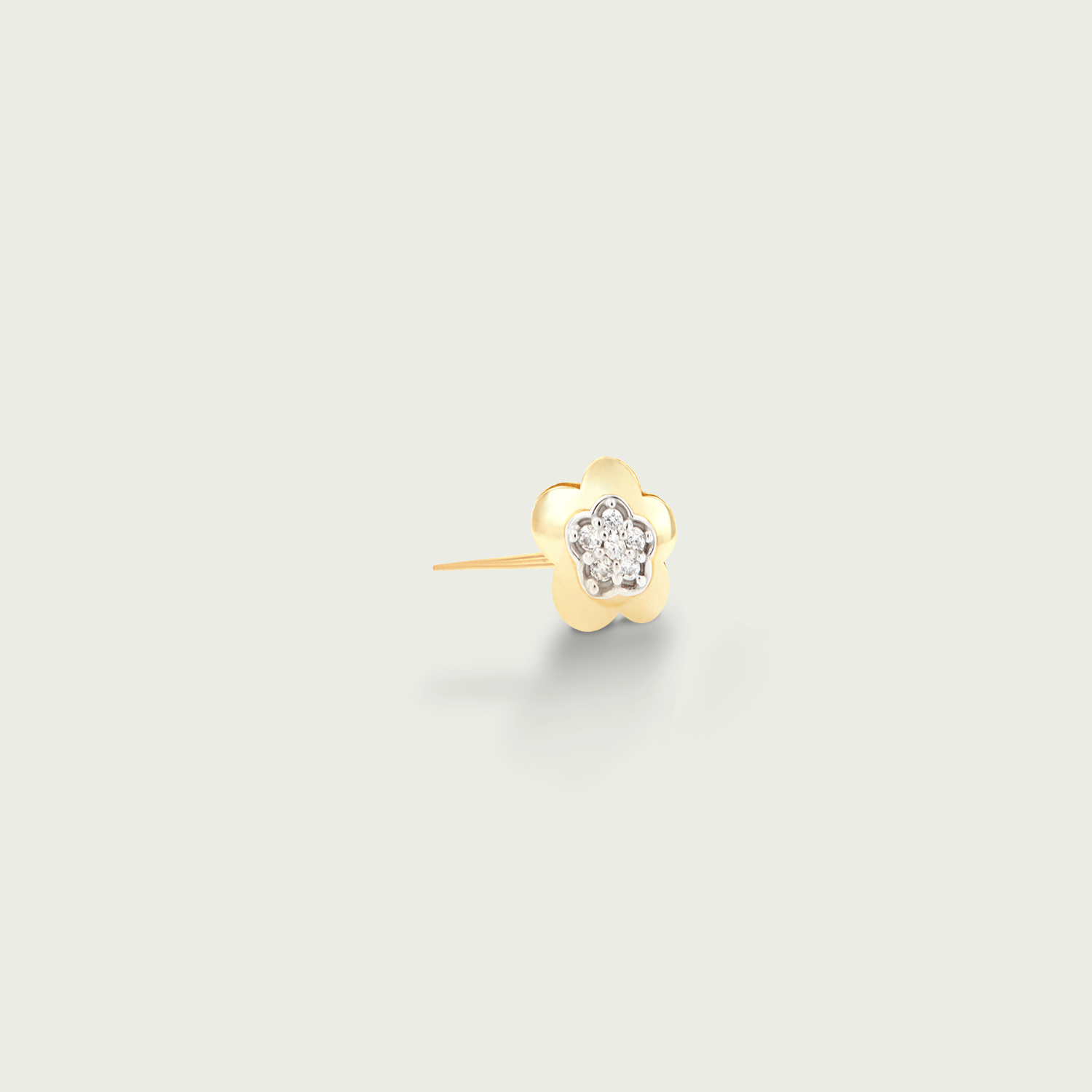 Sweet Buds Gold Stud Earrings