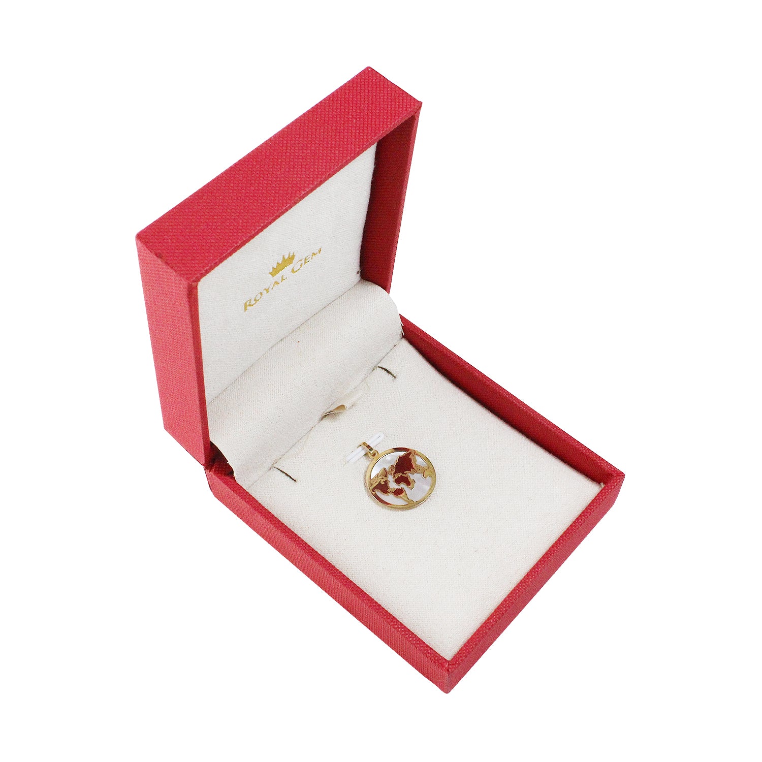 The World Awaits Gold Pendant