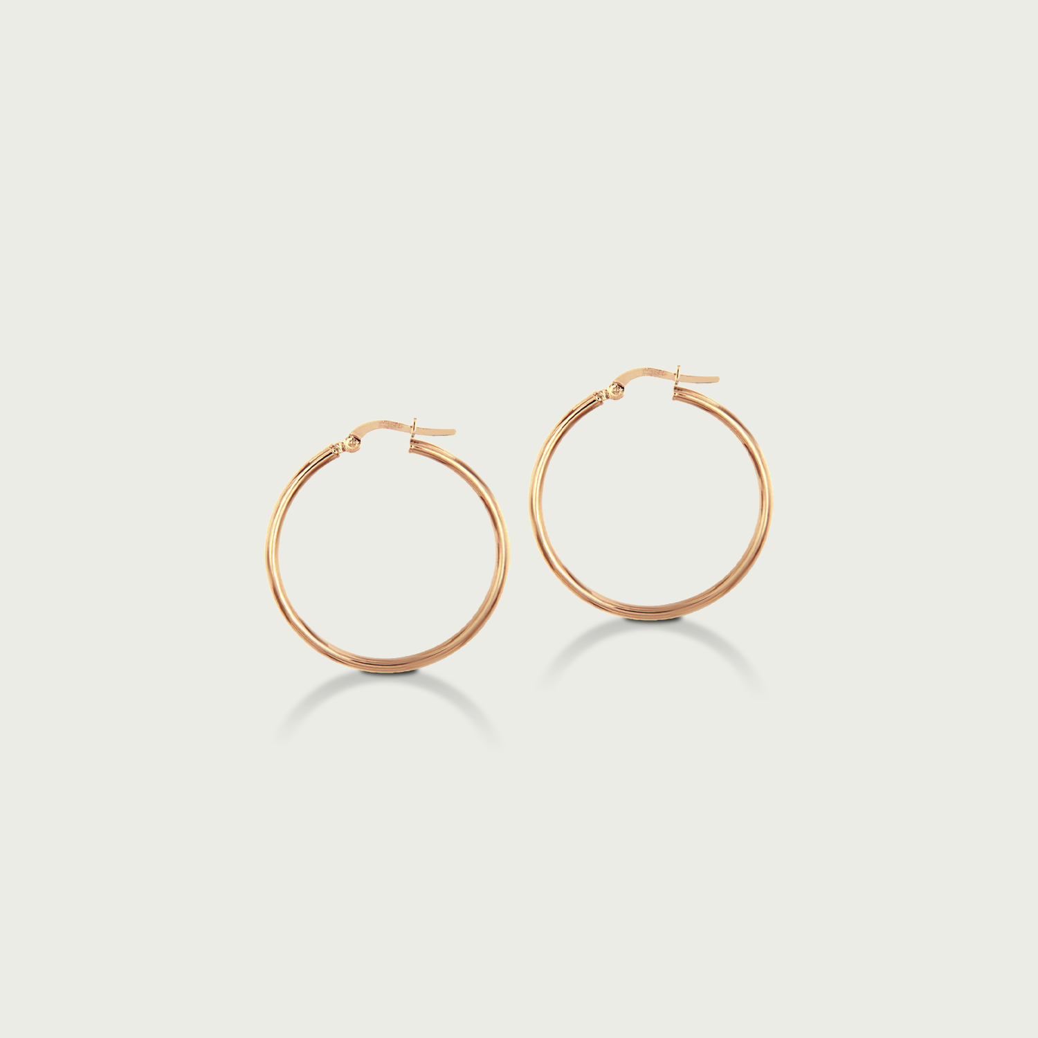 Loving Her Way Gold Hoop Earrings
