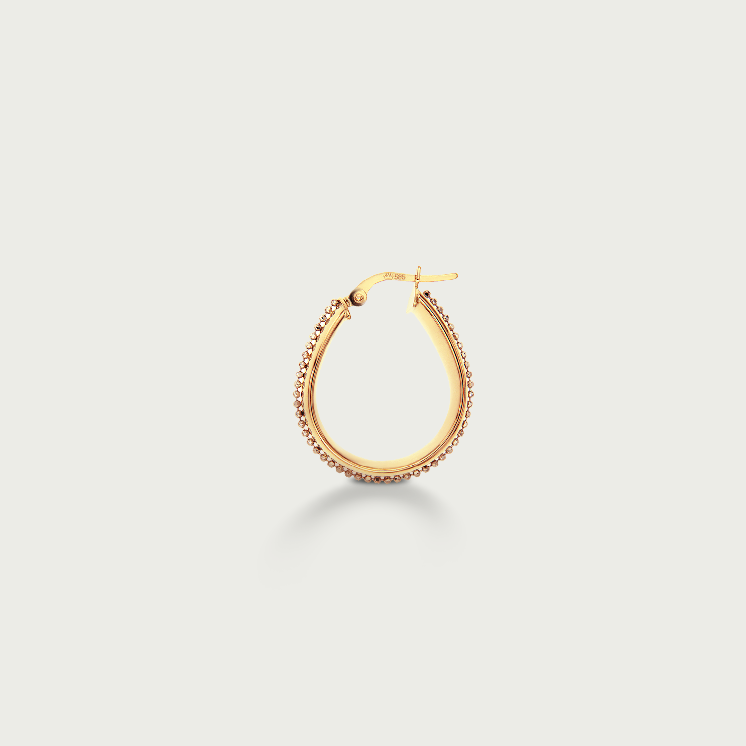 Work & Wonder Gold Hoop Earrings