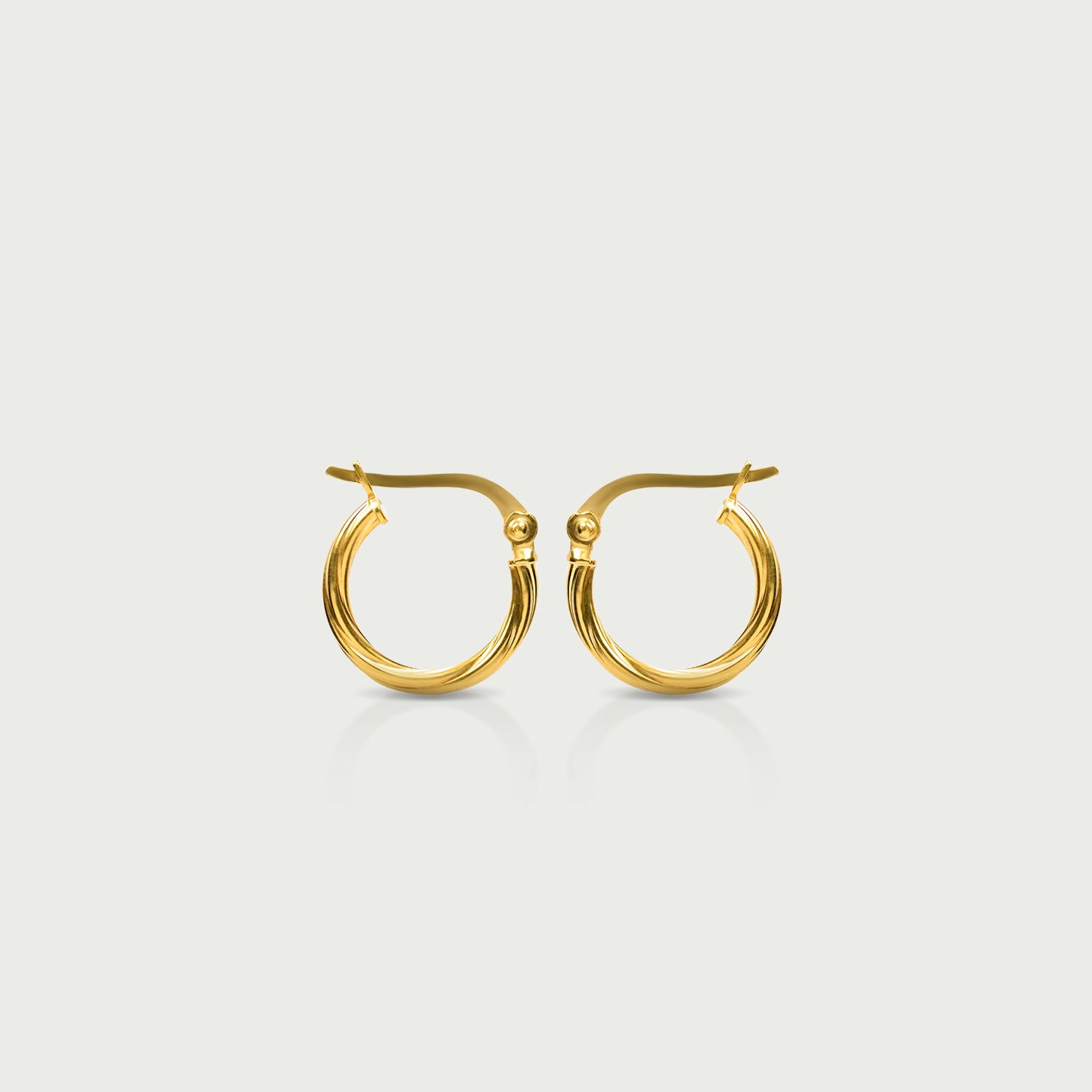Perfect Loop Gold Hoop Earrings