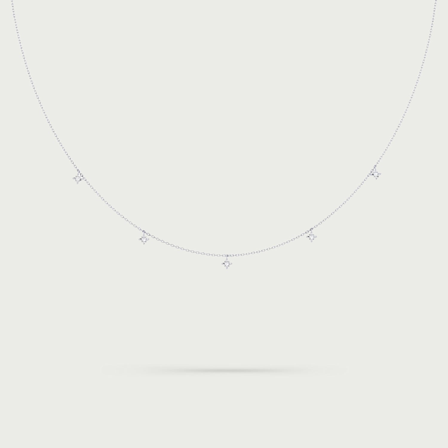 Starlit Elegance Diamond Necklace