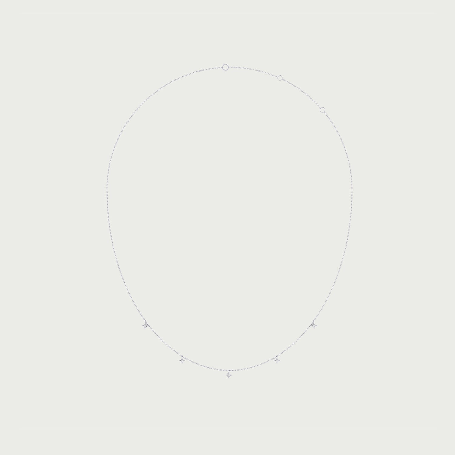 Starlit Elegance Diamond Necklace