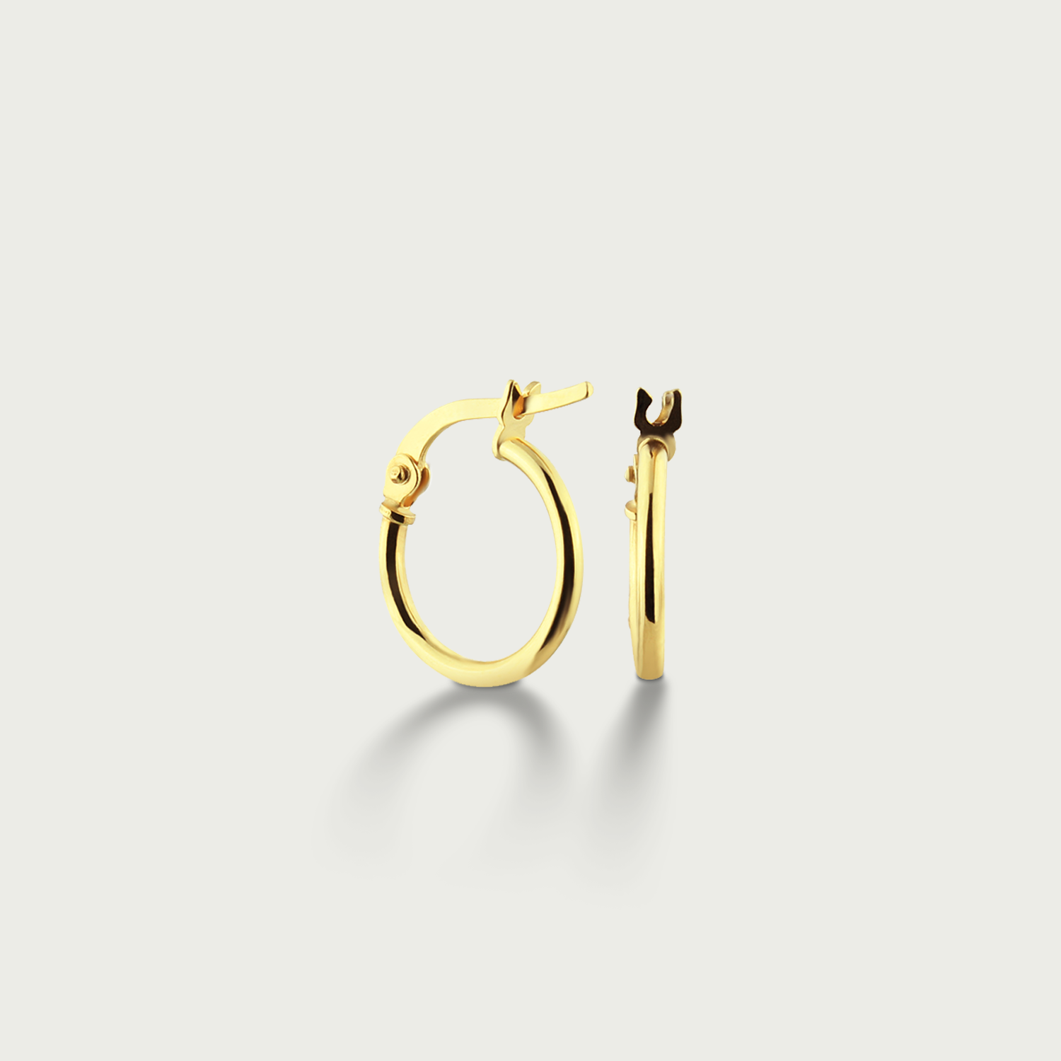 Spotlight Entry Gold Hoop Earrings