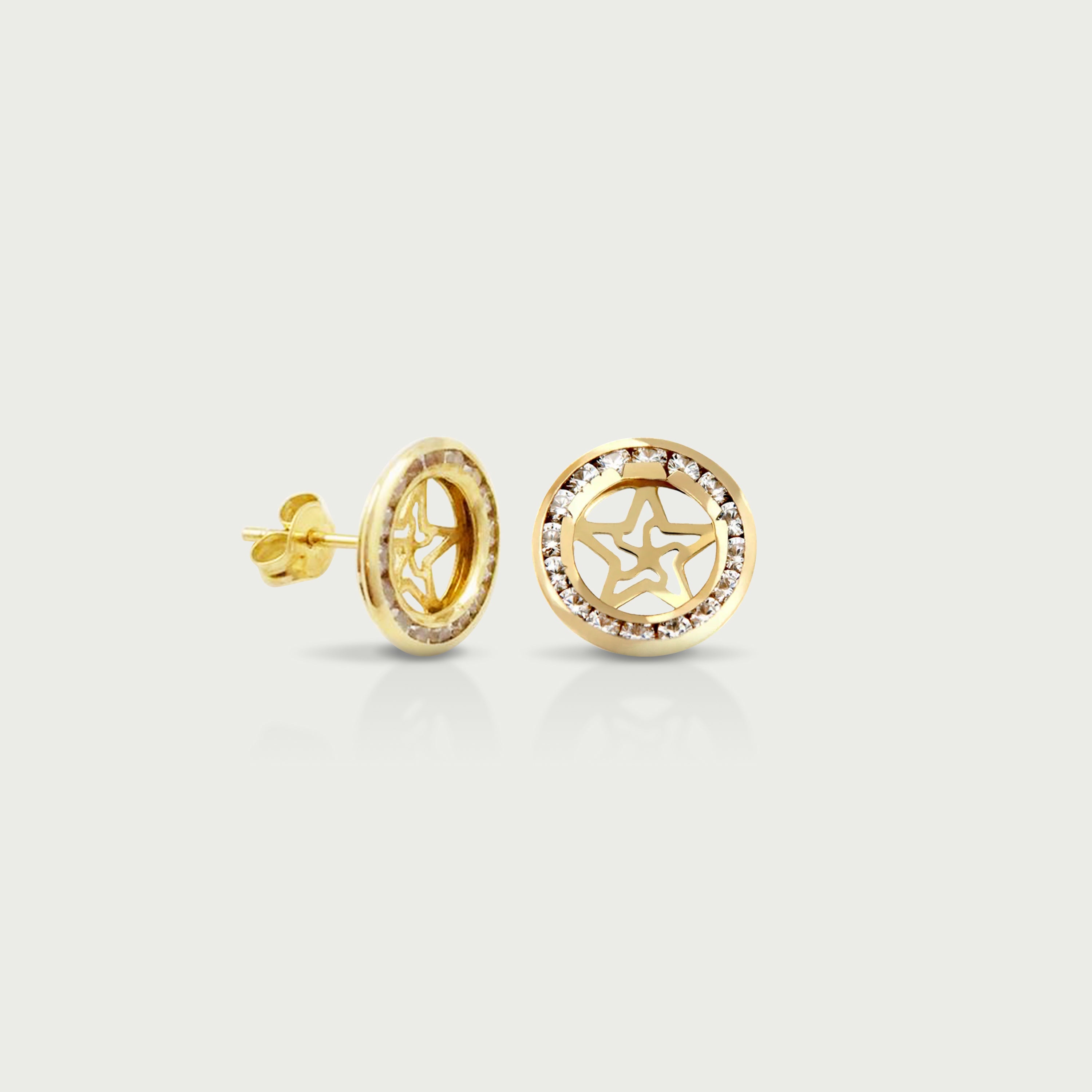 Star Seeker Gold Earrings