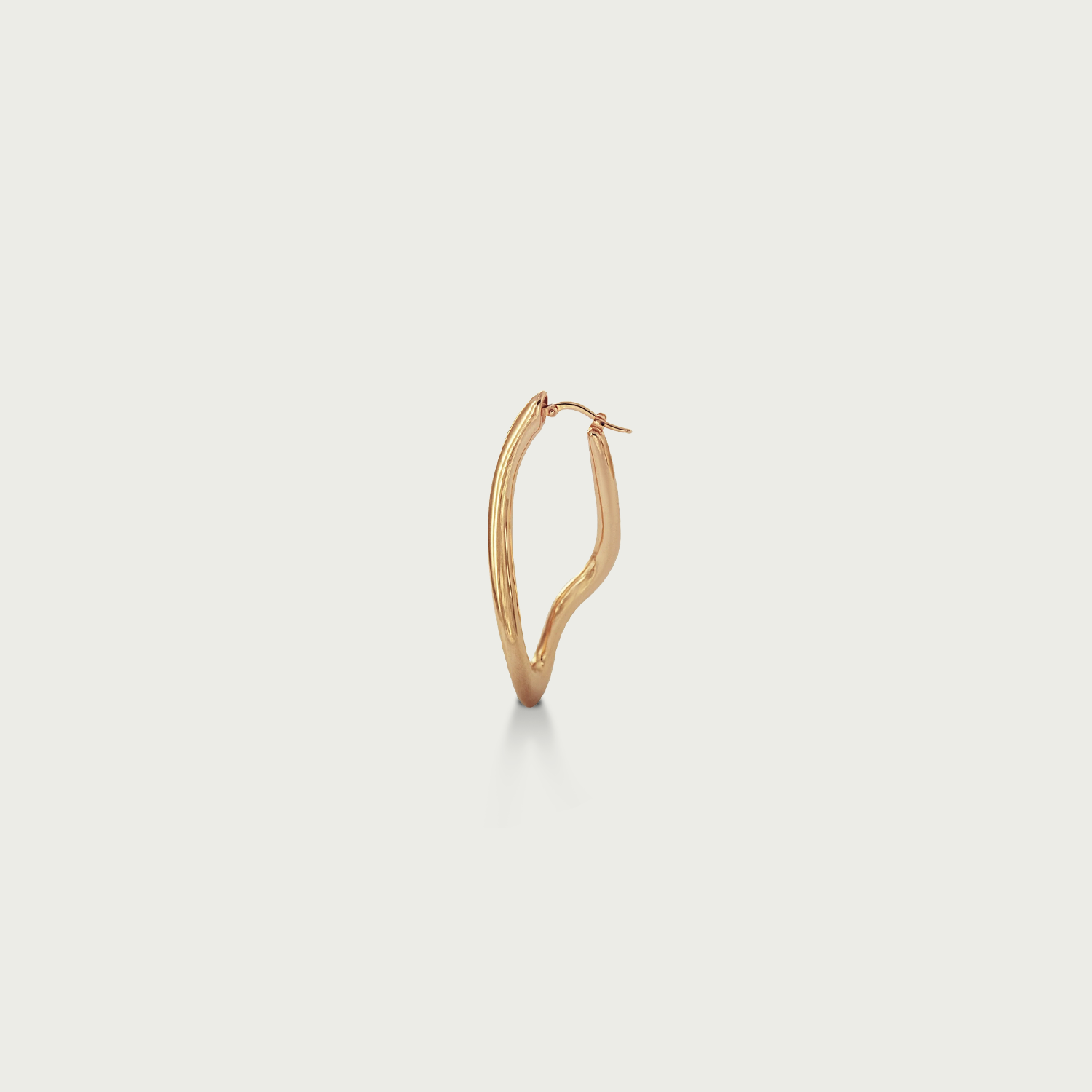 Plot Twist Gold Hoop Earrings
