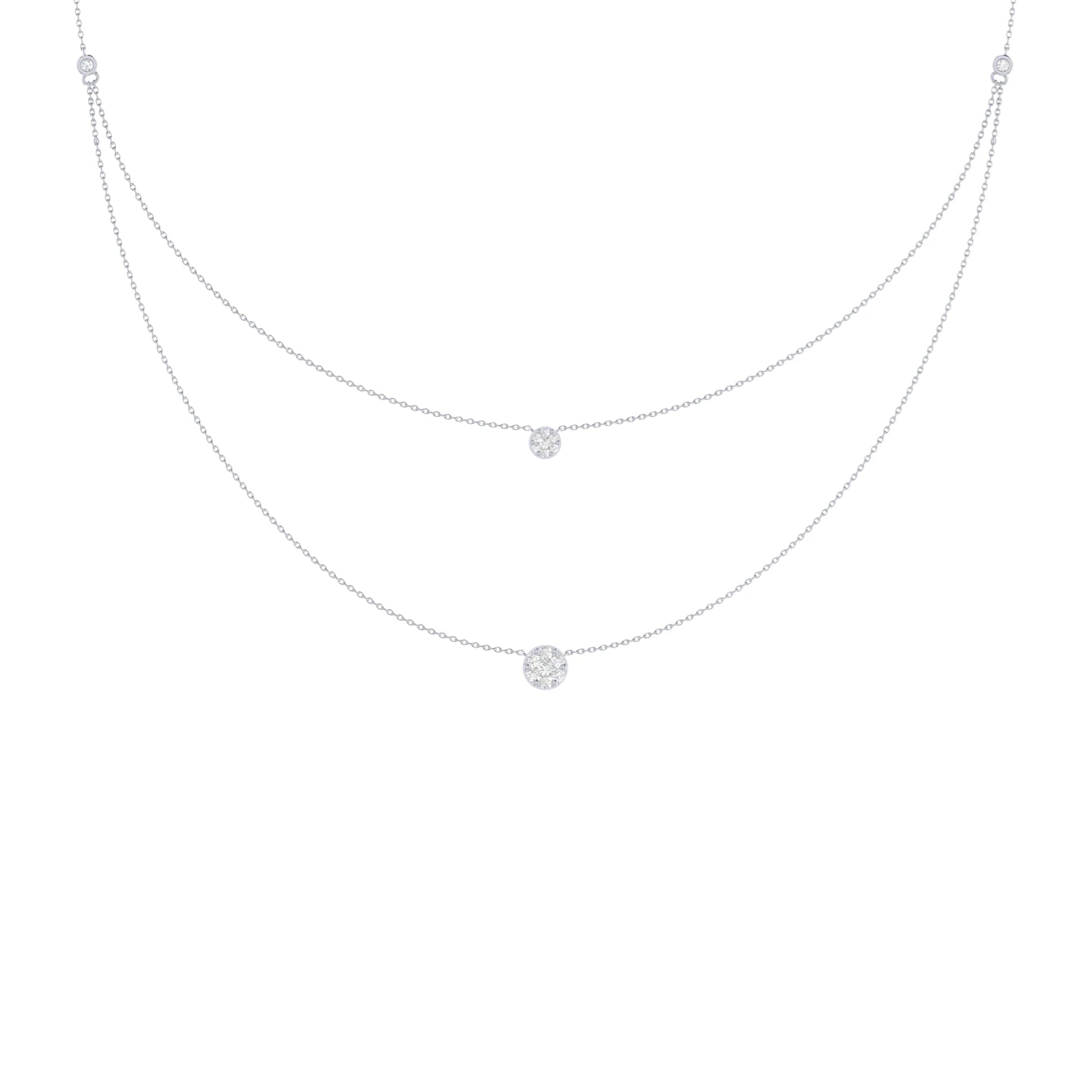 Orbiting To You Diamond Necklace