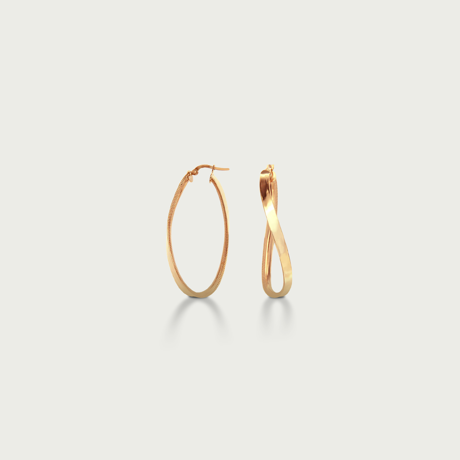 Main Plot Gold Hoop Earrings