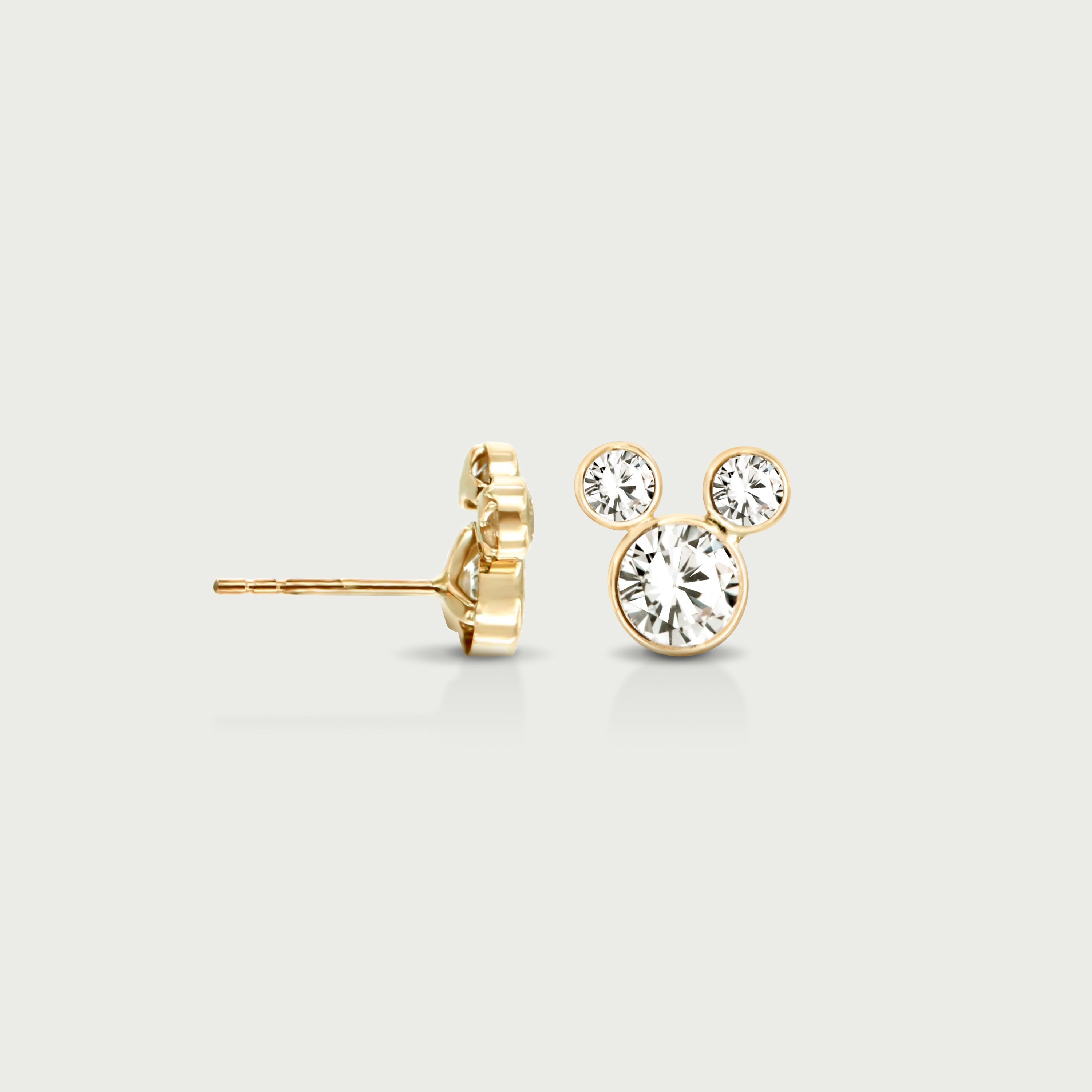 Peek-a-Boo Gold Earrings