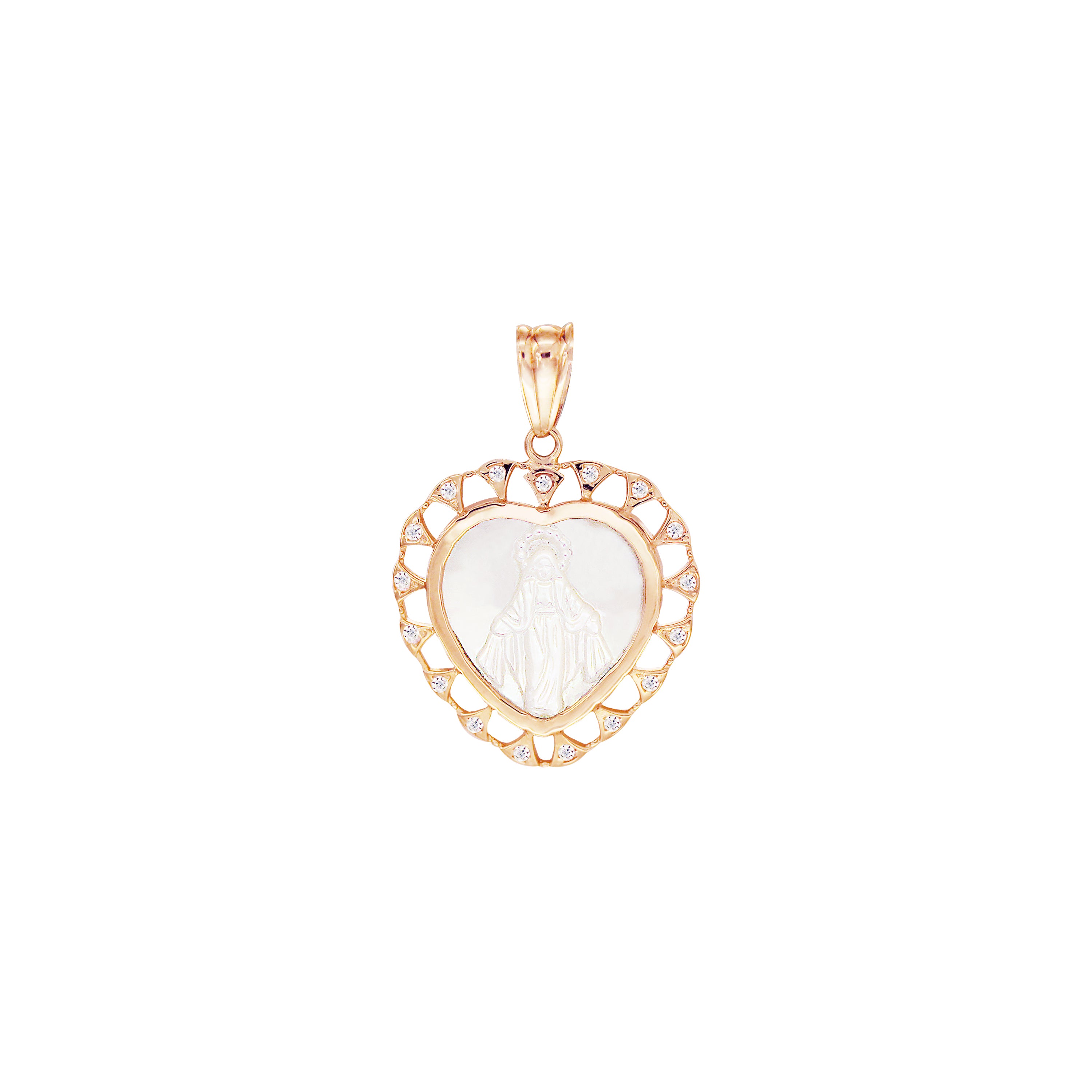 Divine Embrace Mother-of-Pearl Pendant