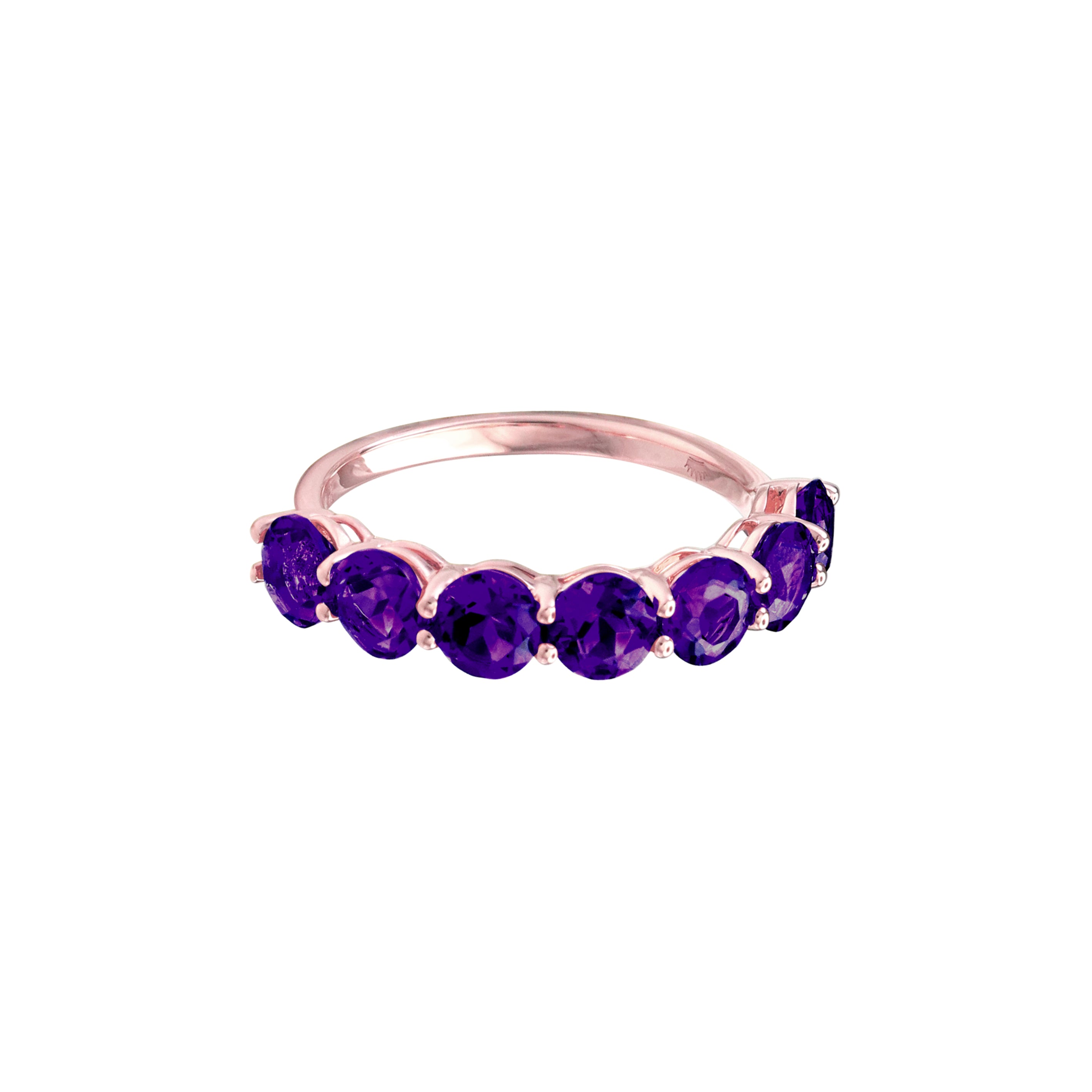 Pure Radiance Amethyst Eternity Ring
