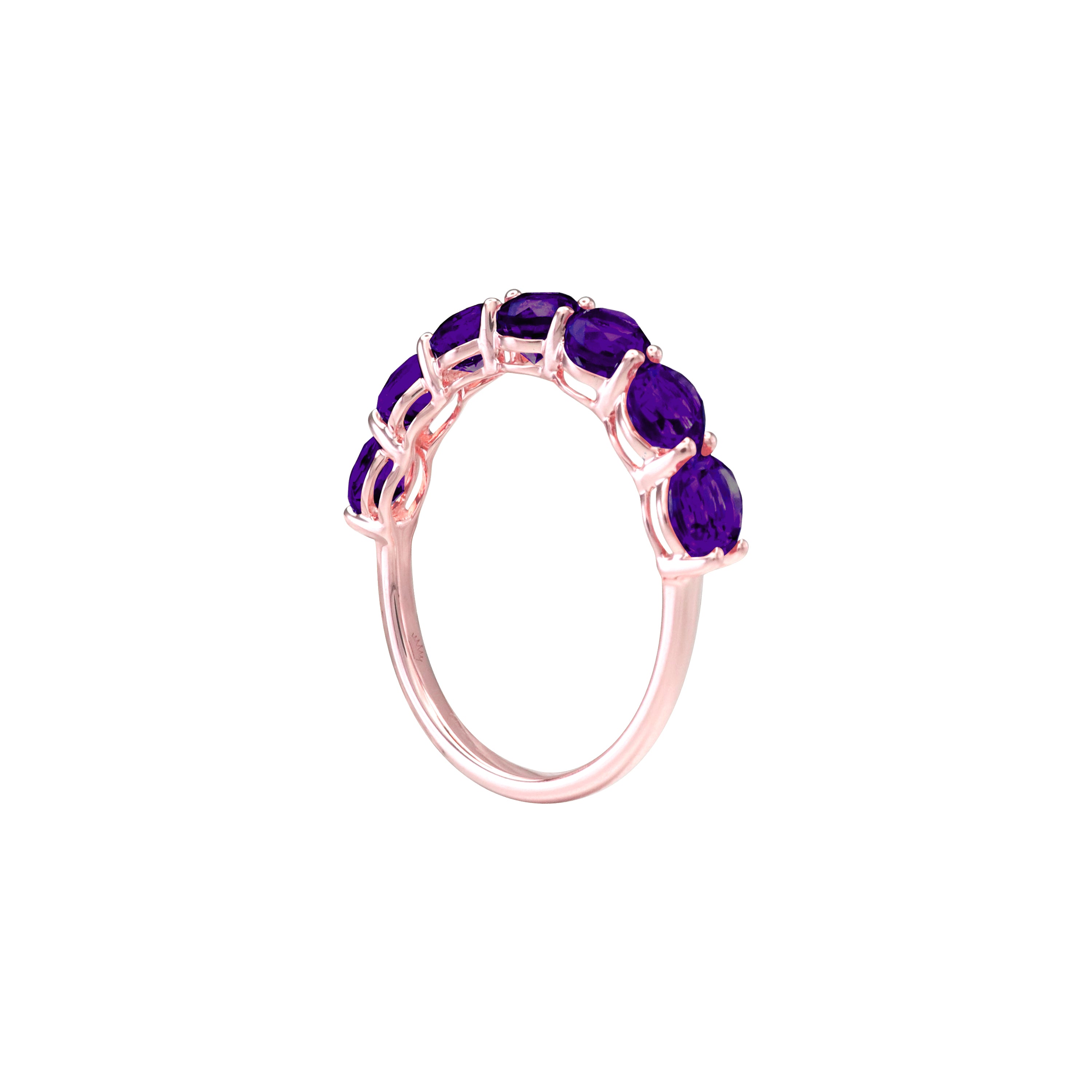 Pure Radiance Amethyst Eternity Ring
