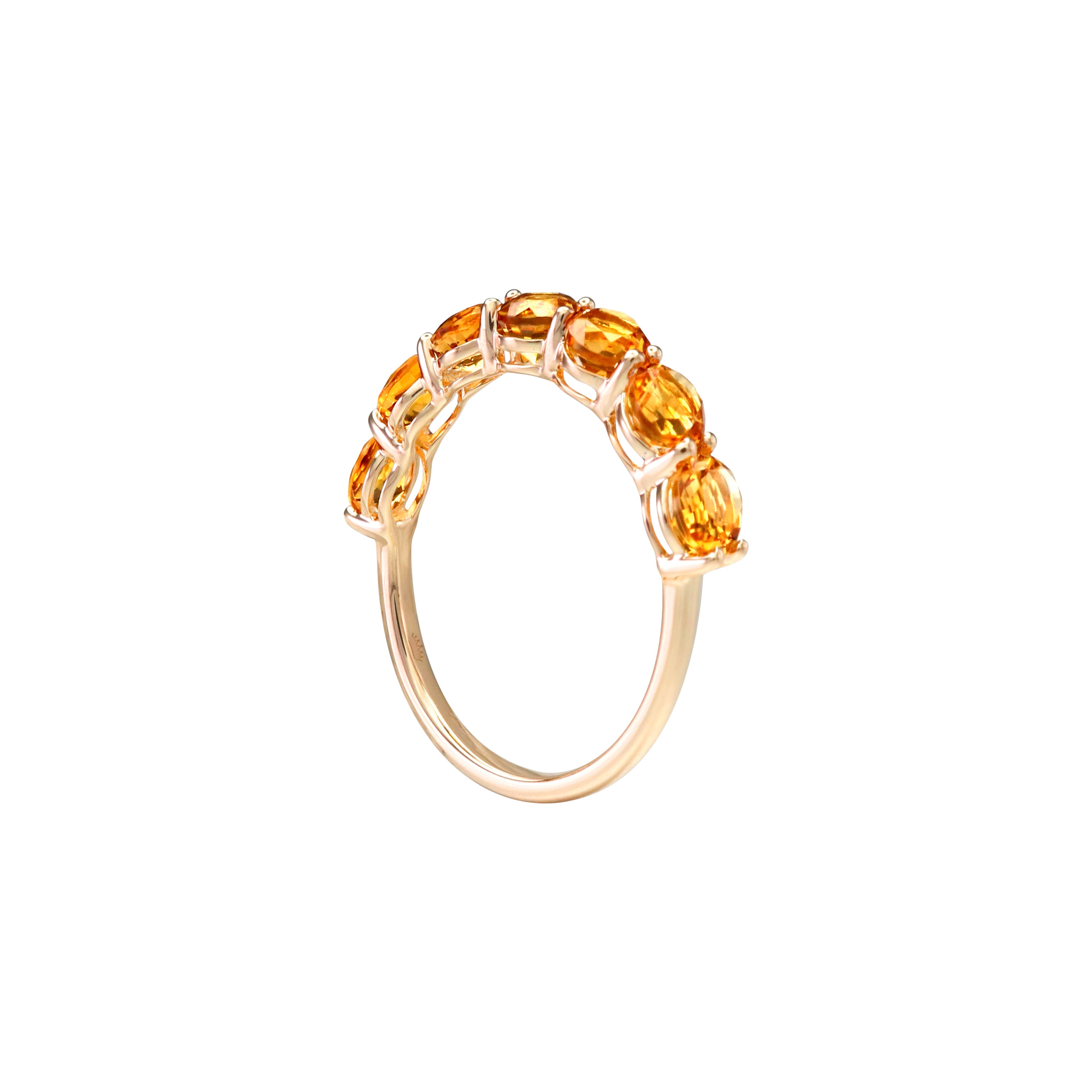 Pure Radiance Citrine Eternity Ring