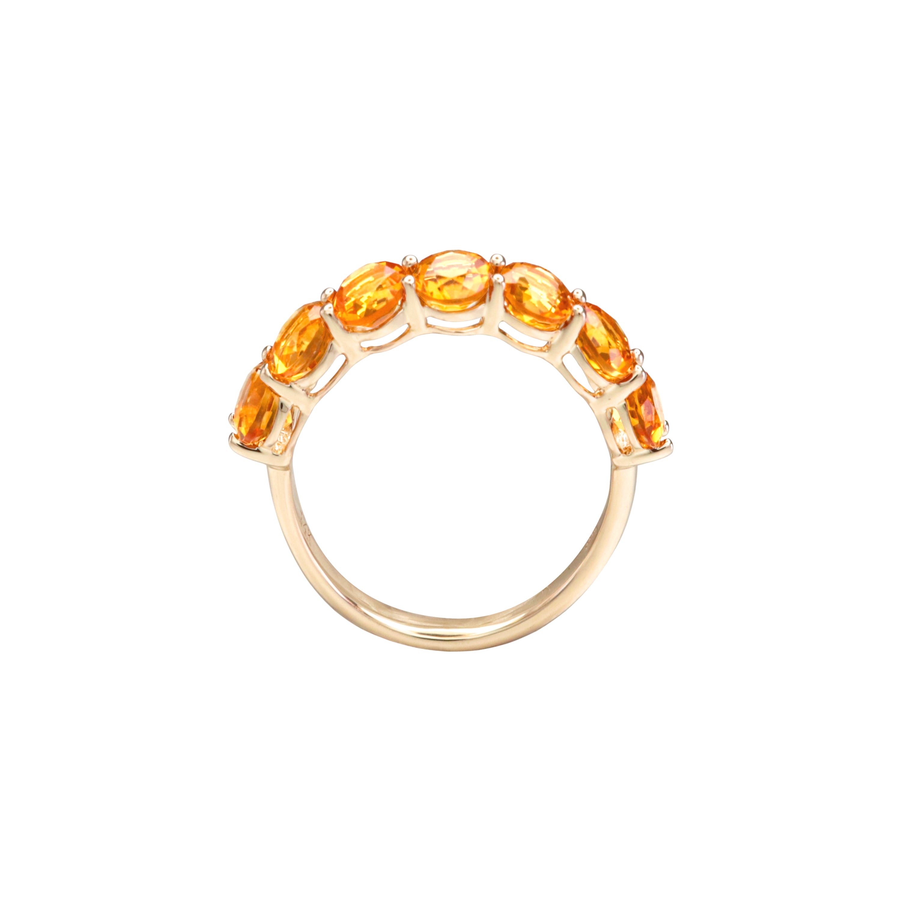 Pure Radiance Citrine Eternity Ring