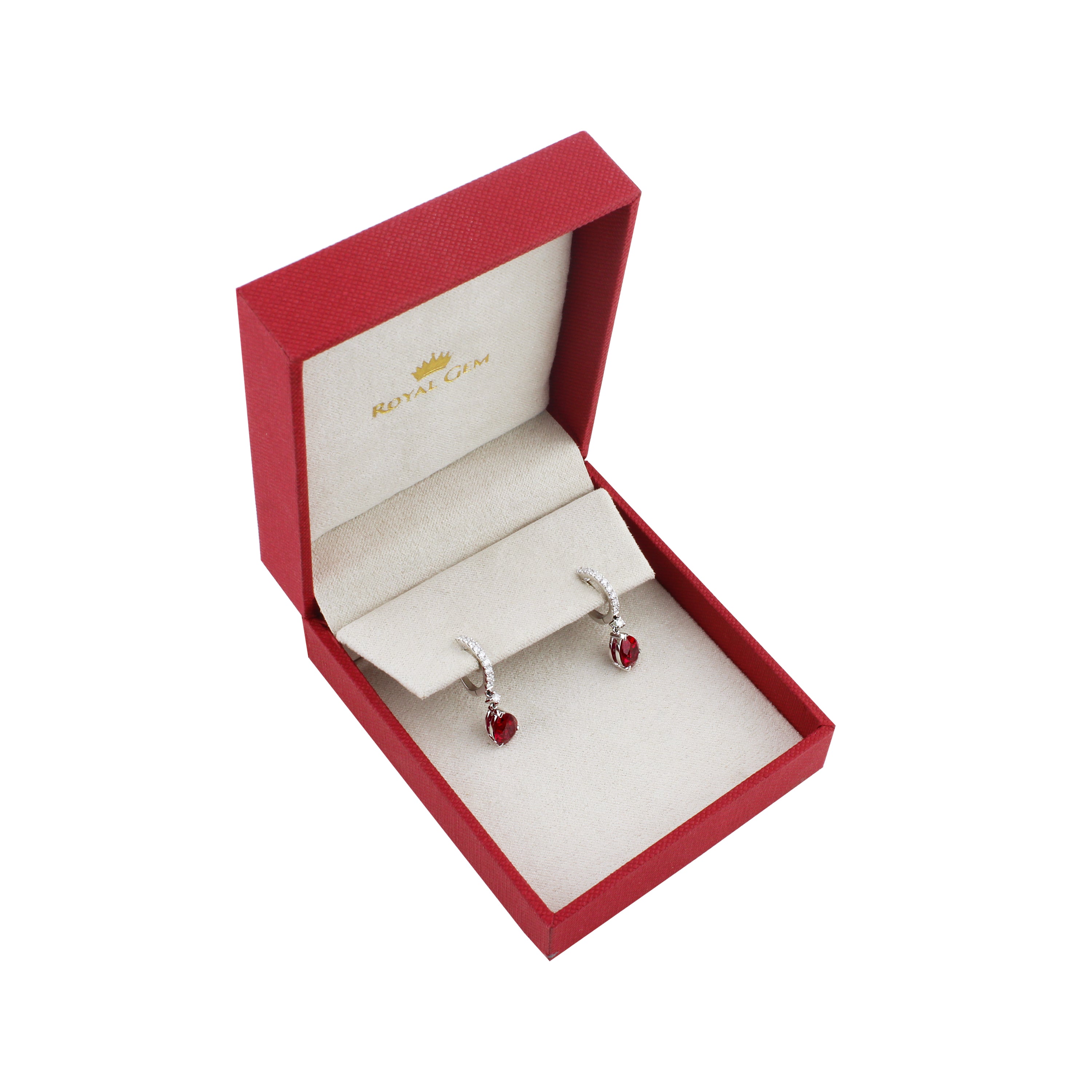 Classic Allure Gemstone Dangling Earrings