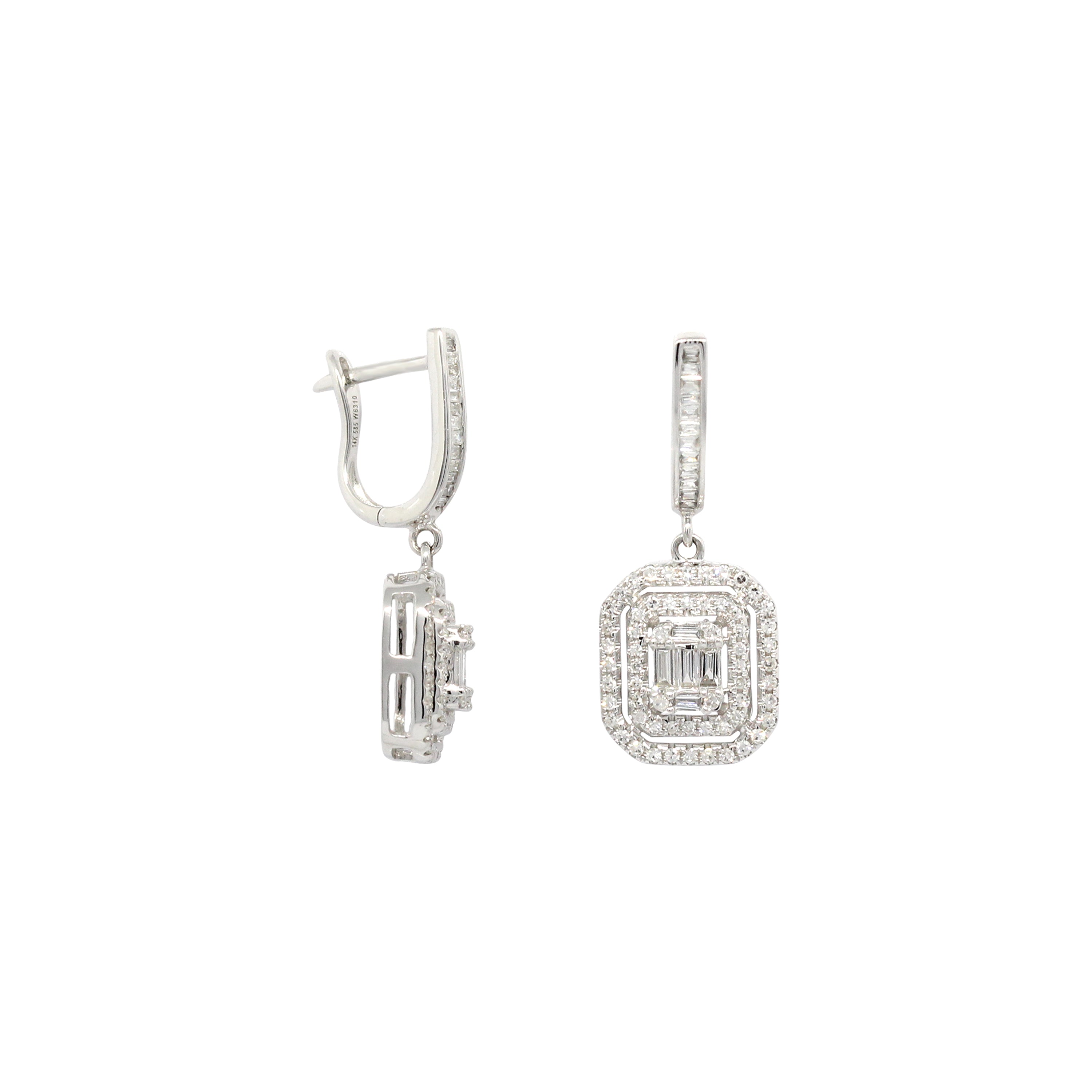 Rhythm of Love Diamond Hoop Earrings