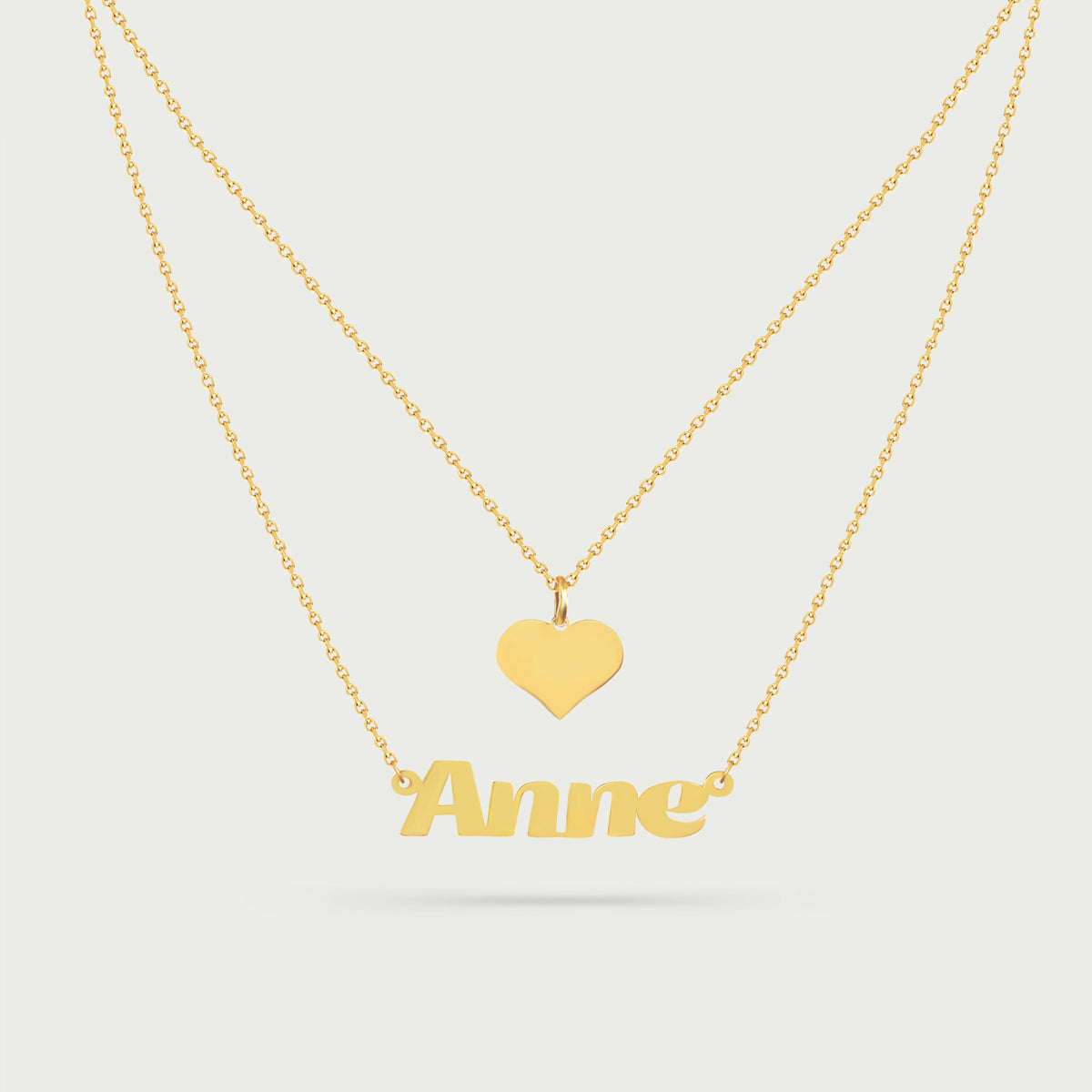 Renee with love Gold Necklace
