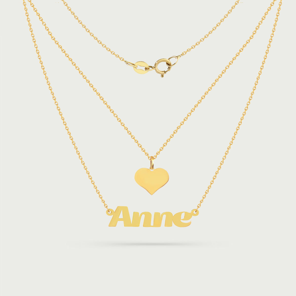 Renee with love Gold Necklace