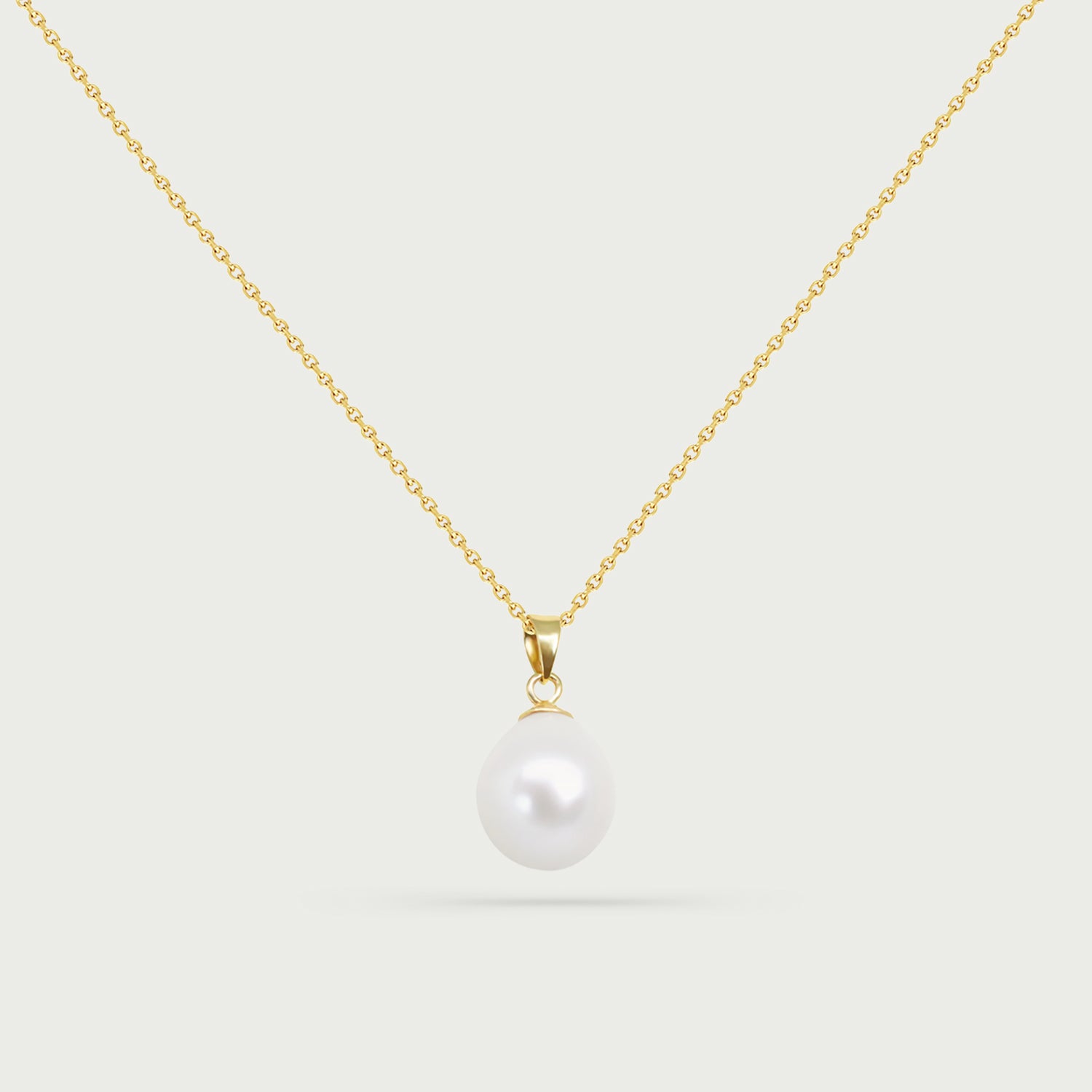 Tiny Solitary Pearl Necklace