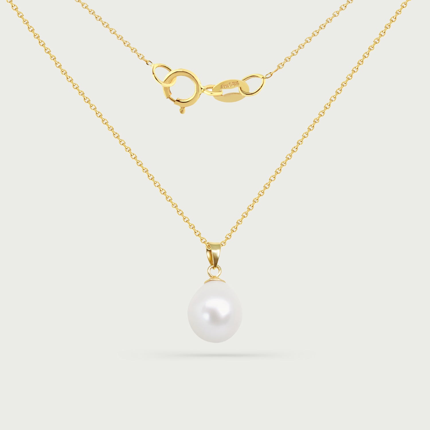 Tiny Solitary Pearl Necklace