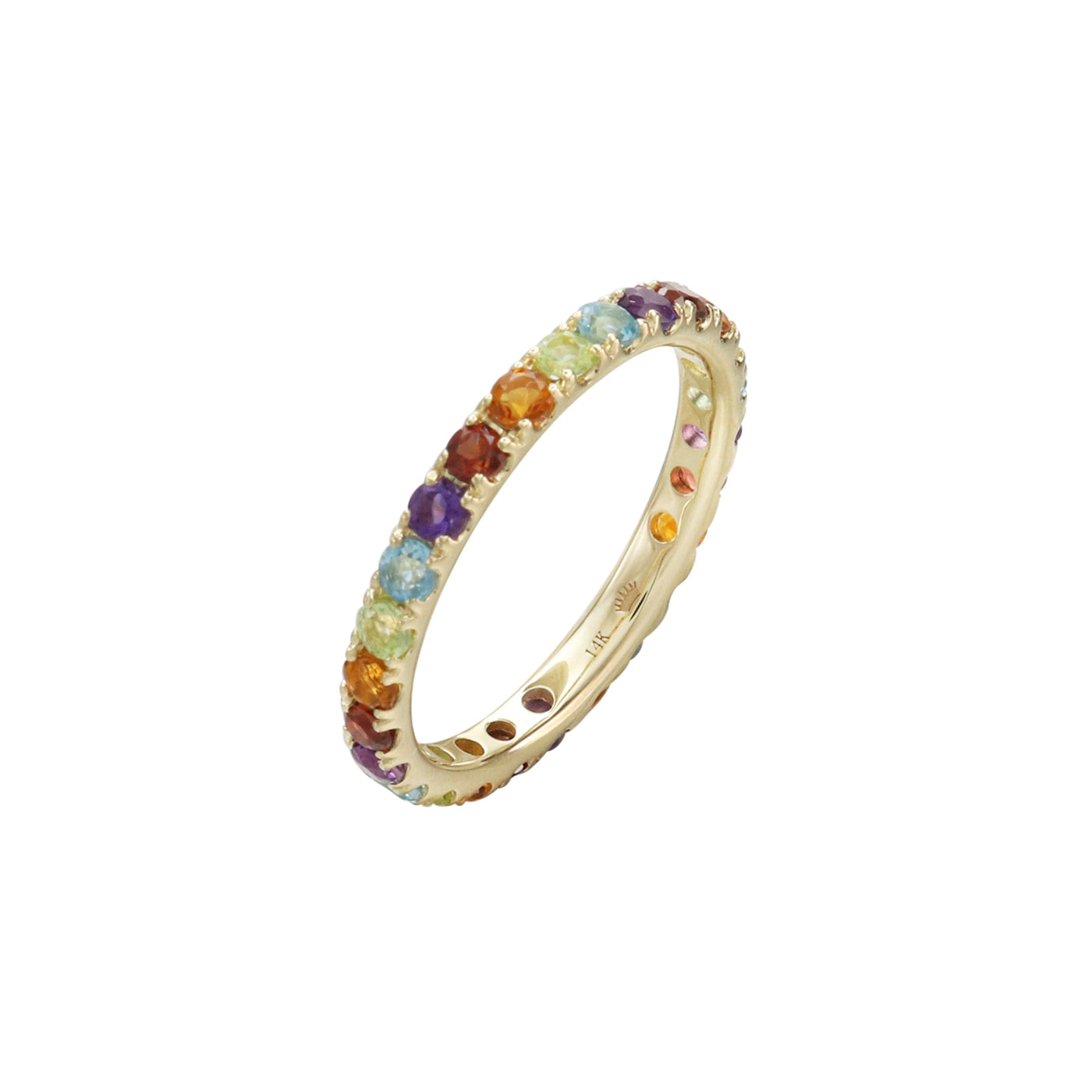 For All Time Gemstones Eternity Ring