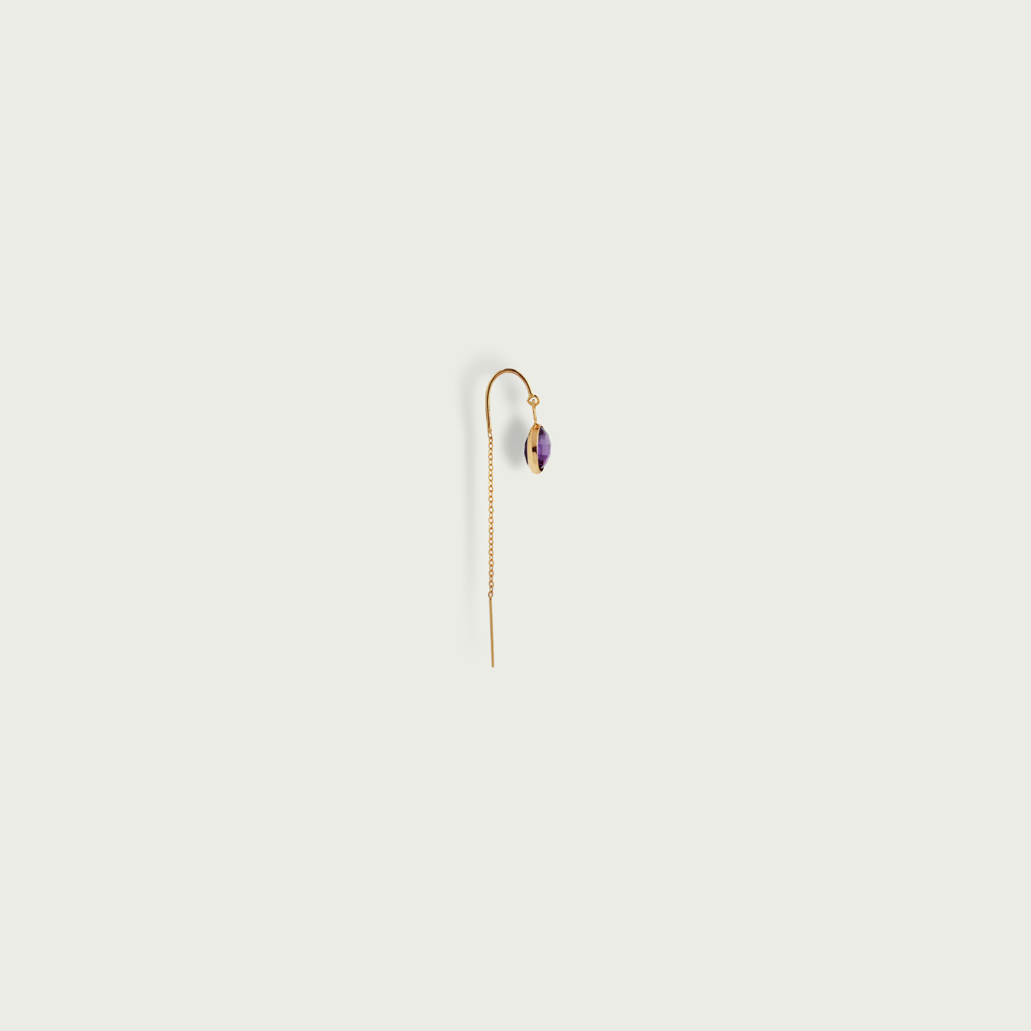 World On String Gemstone Dangling Earrings