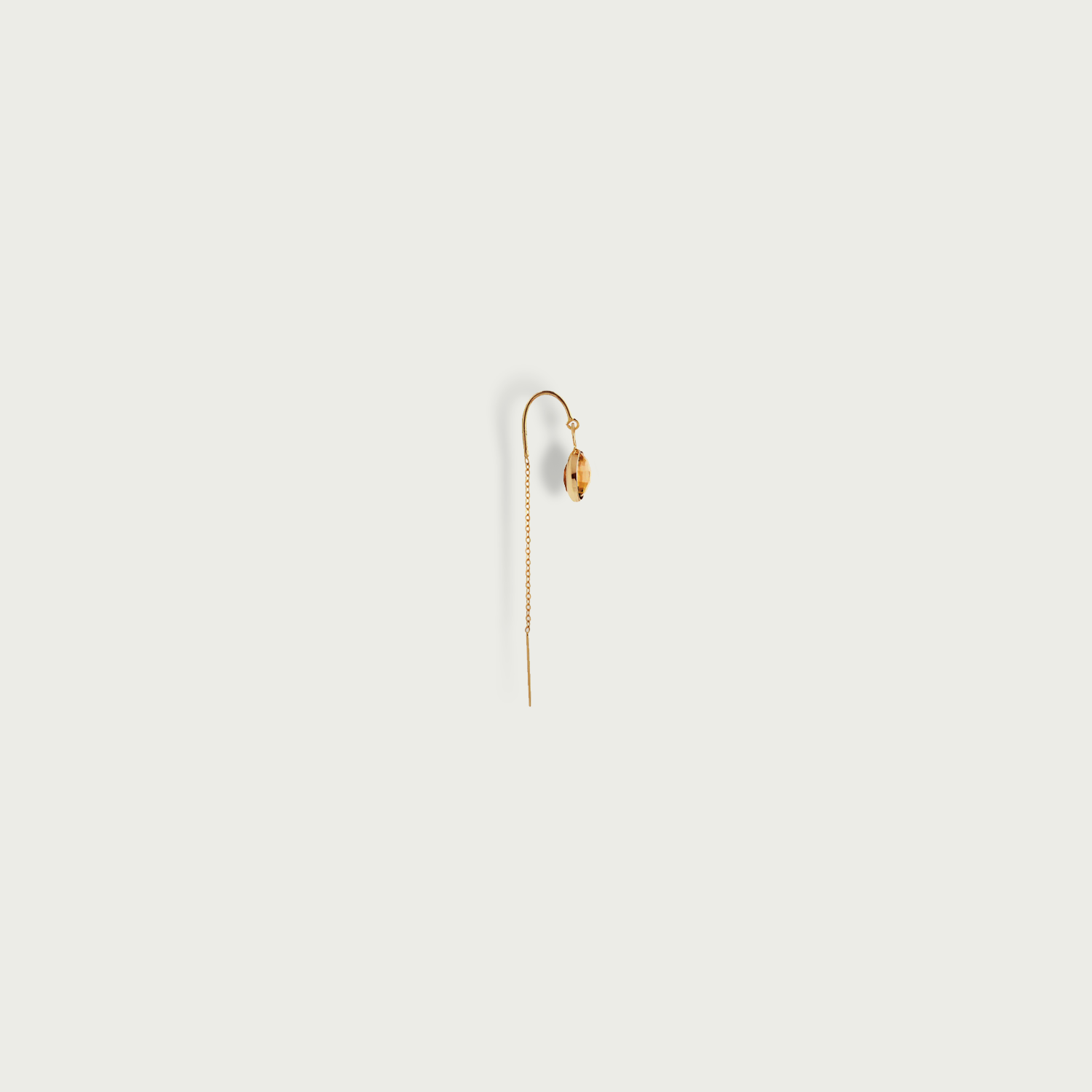 World On String Gemstone Dangling Earrings