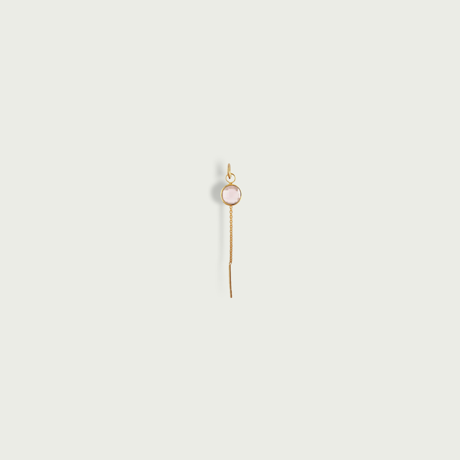 World On String Gemstone Dangling Earrings