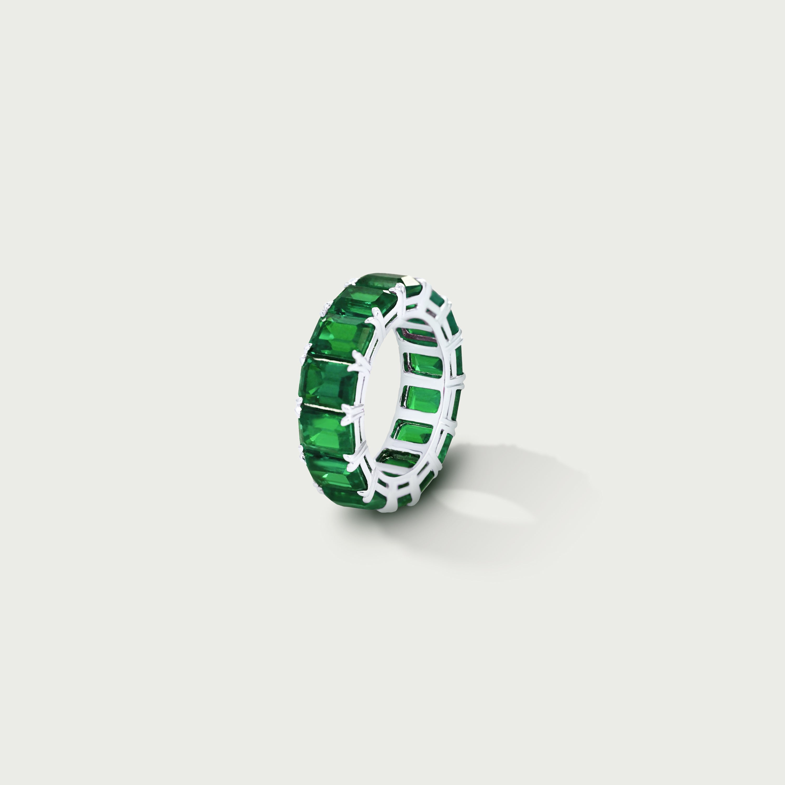 I'm Worth It Emerald Eternity Ring