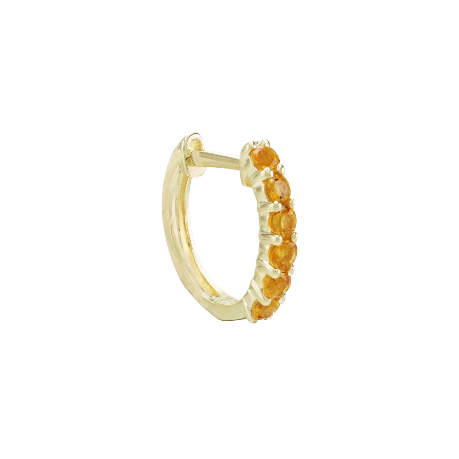 It's Wine O'Clock Gemstone Hoop Earrings