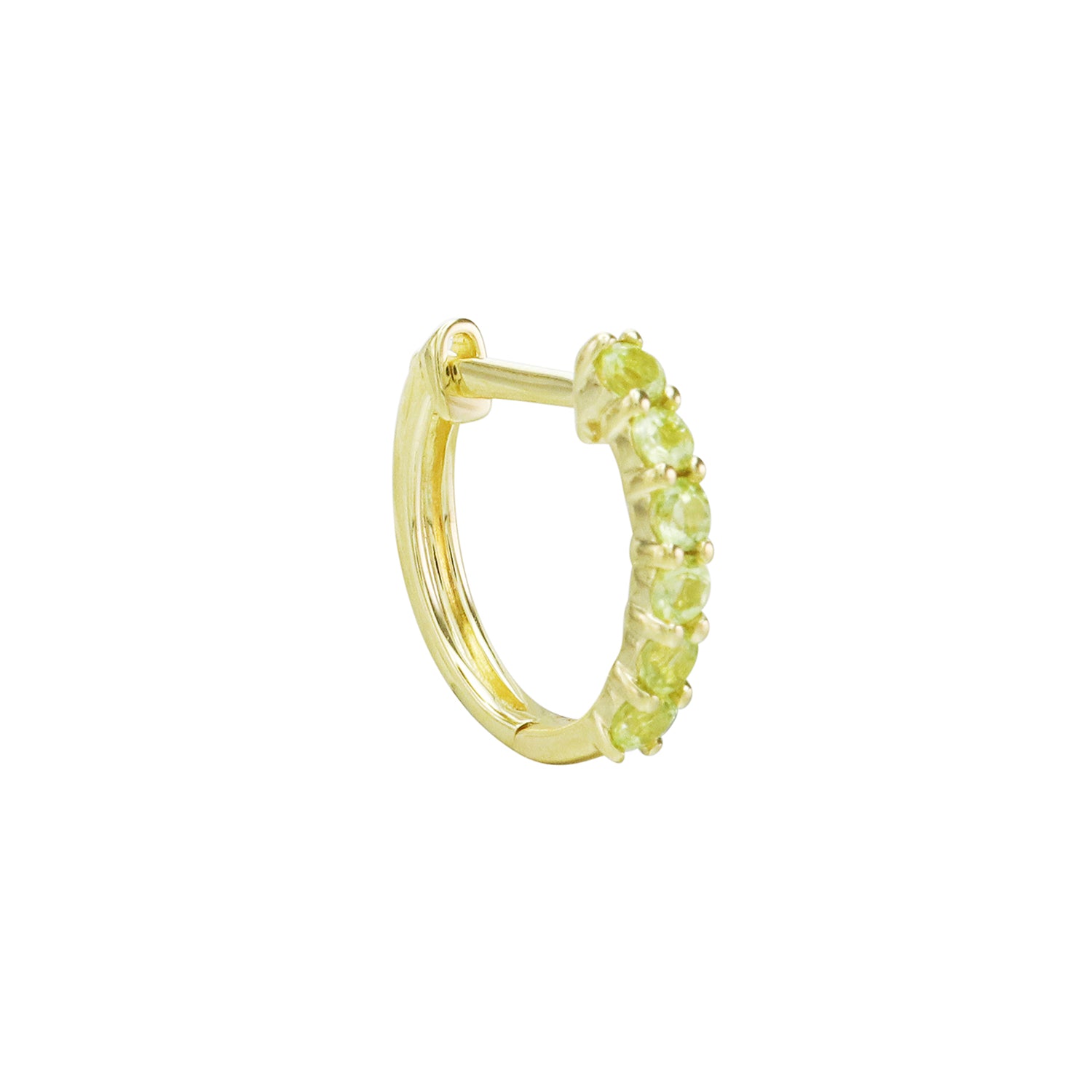 It's Wine O'Clock Gemstone Hoop Earrings