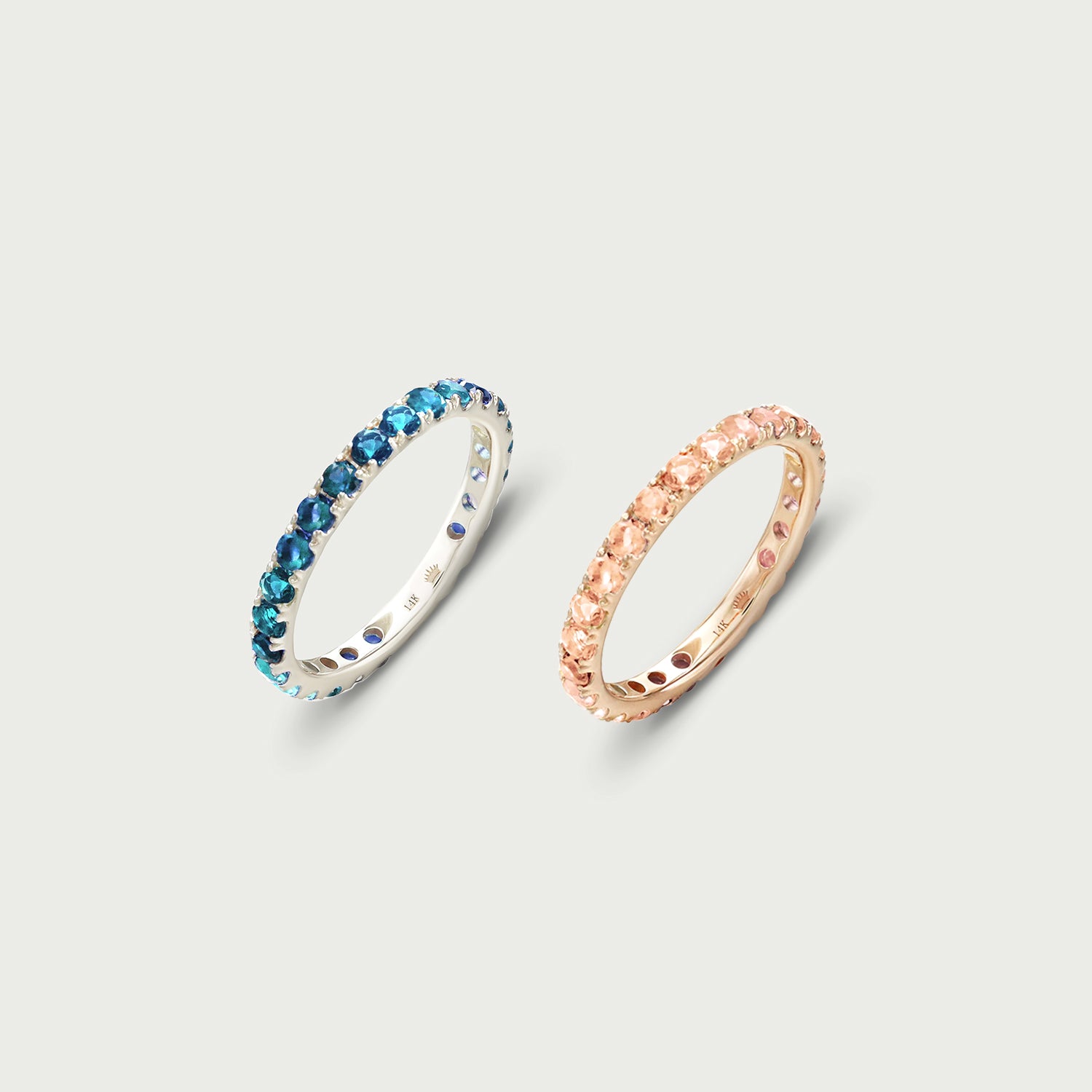 Blush and Blue Ring Bundle