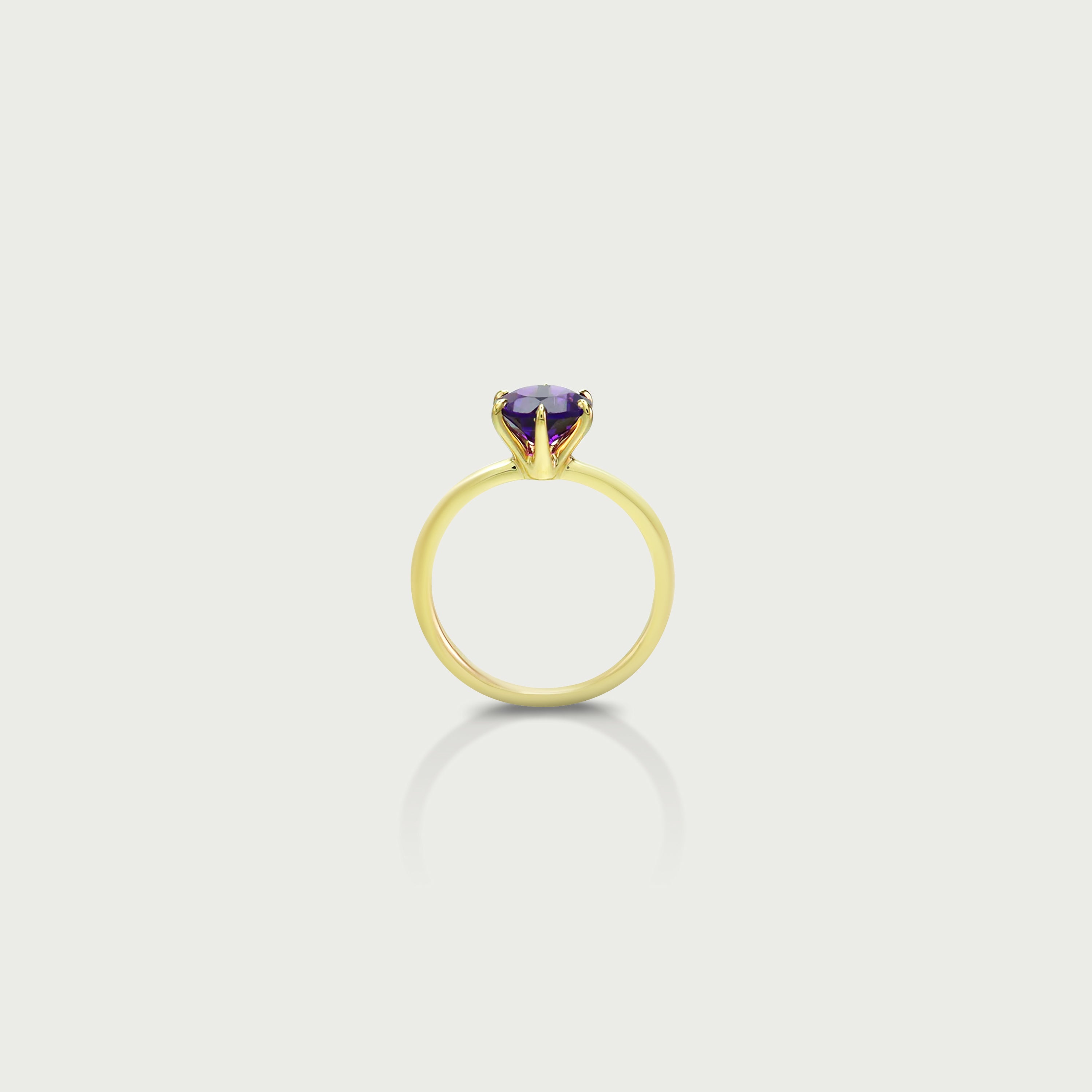 Good Life Amethyst Solitaire Ring