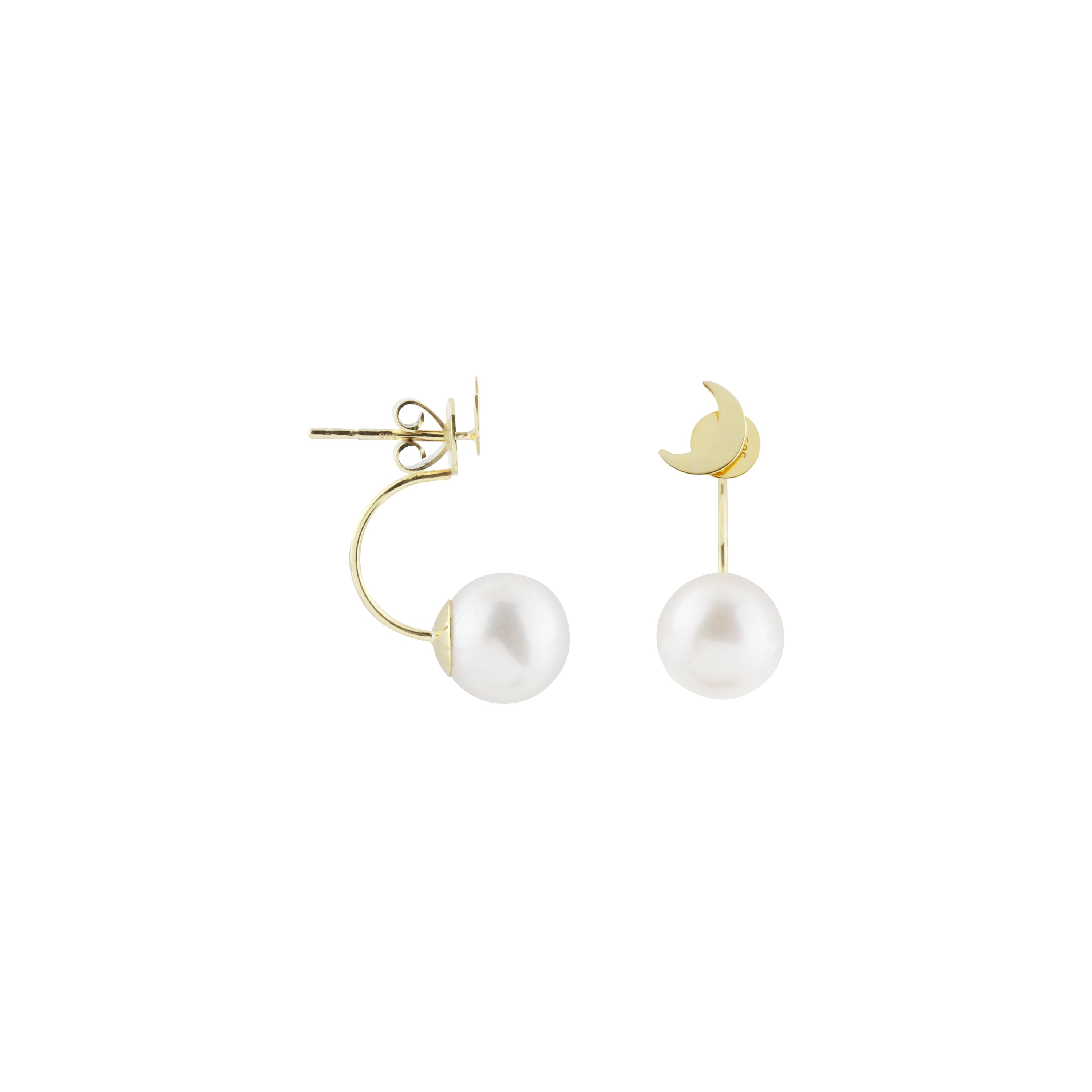 High Tide One Pearl Earrings