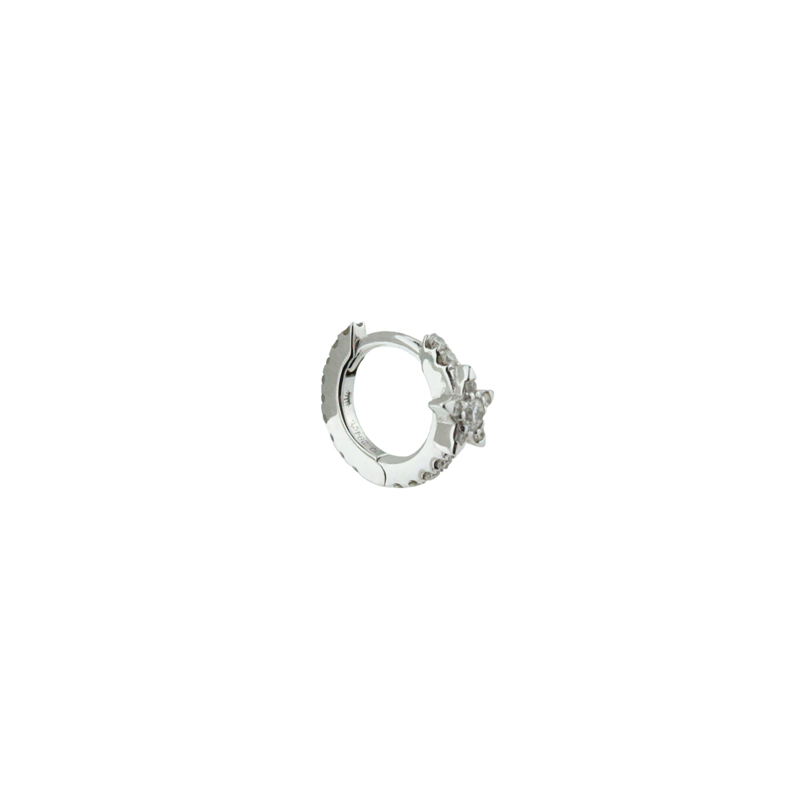 Zip Zap Sparkle! Diamond Hoop Earrings
