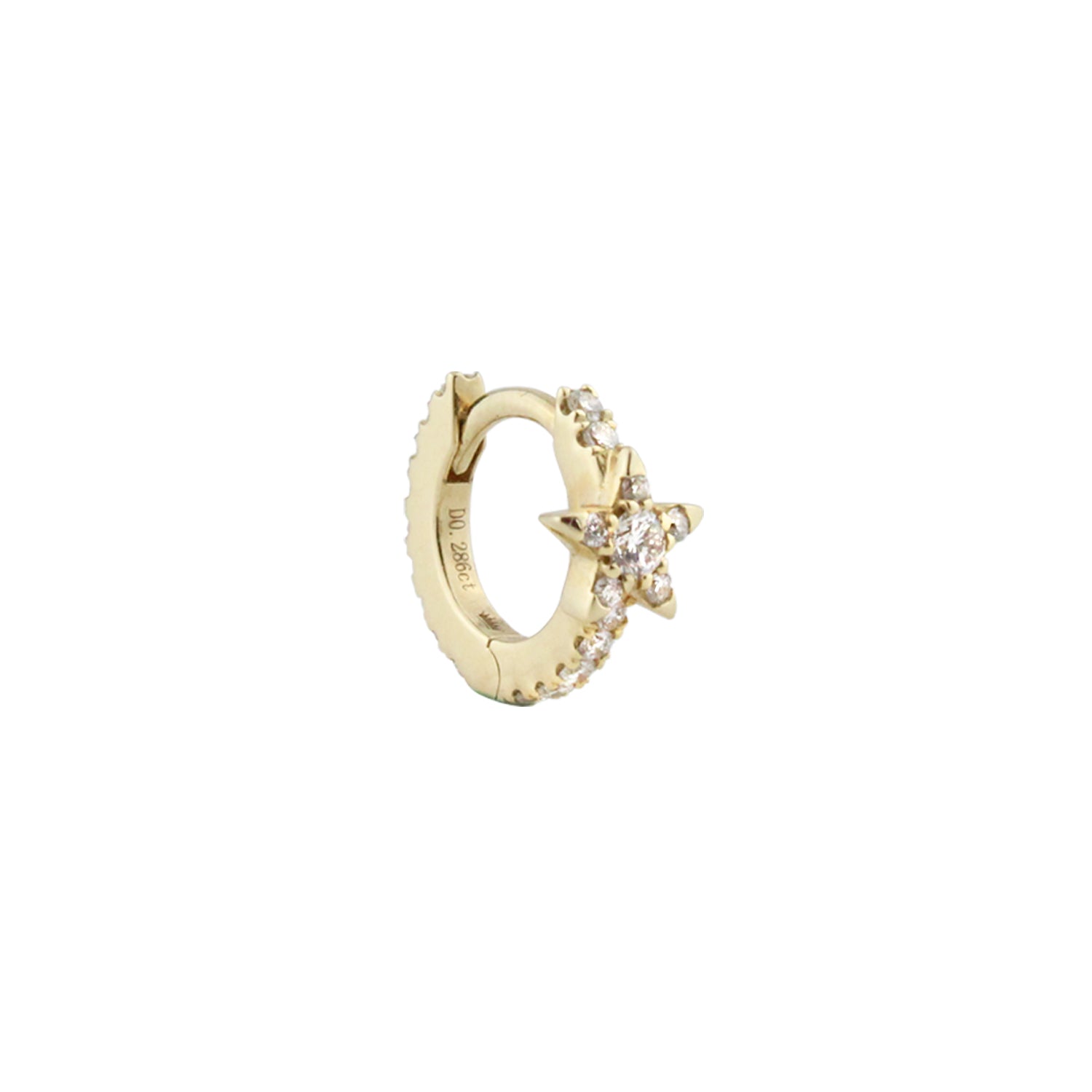 Zip Zap Sparkle! Diamond Hoop Earrings