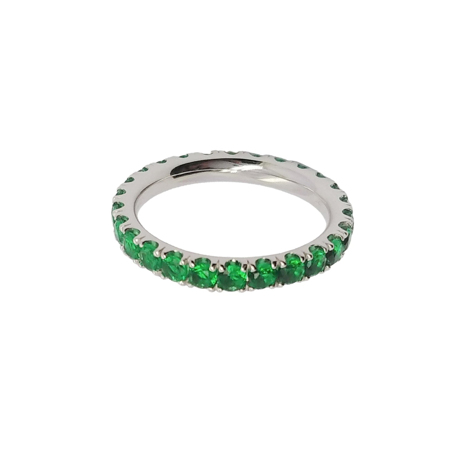 Give Love Emerald Eternity Ring