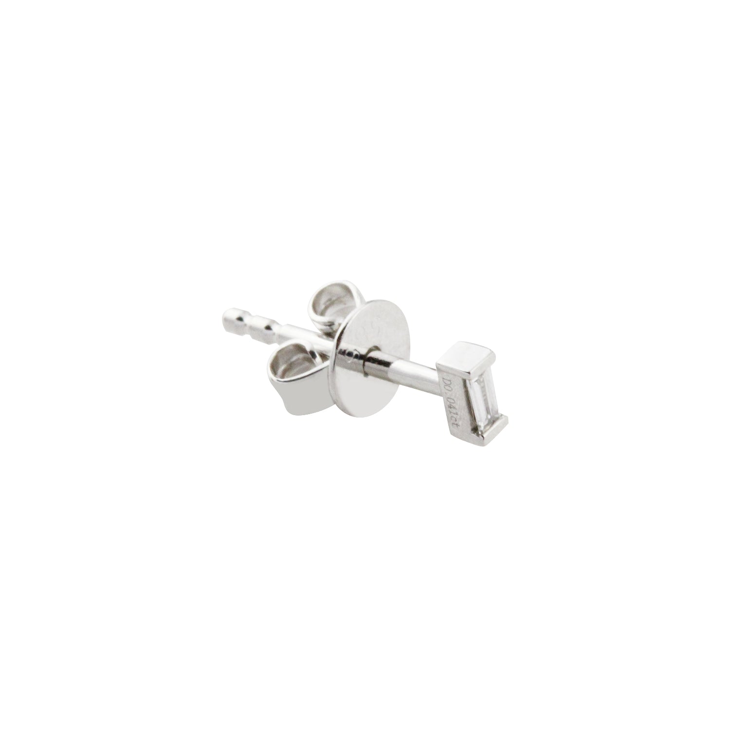 Crystal Clear Diamond Stud Earrings