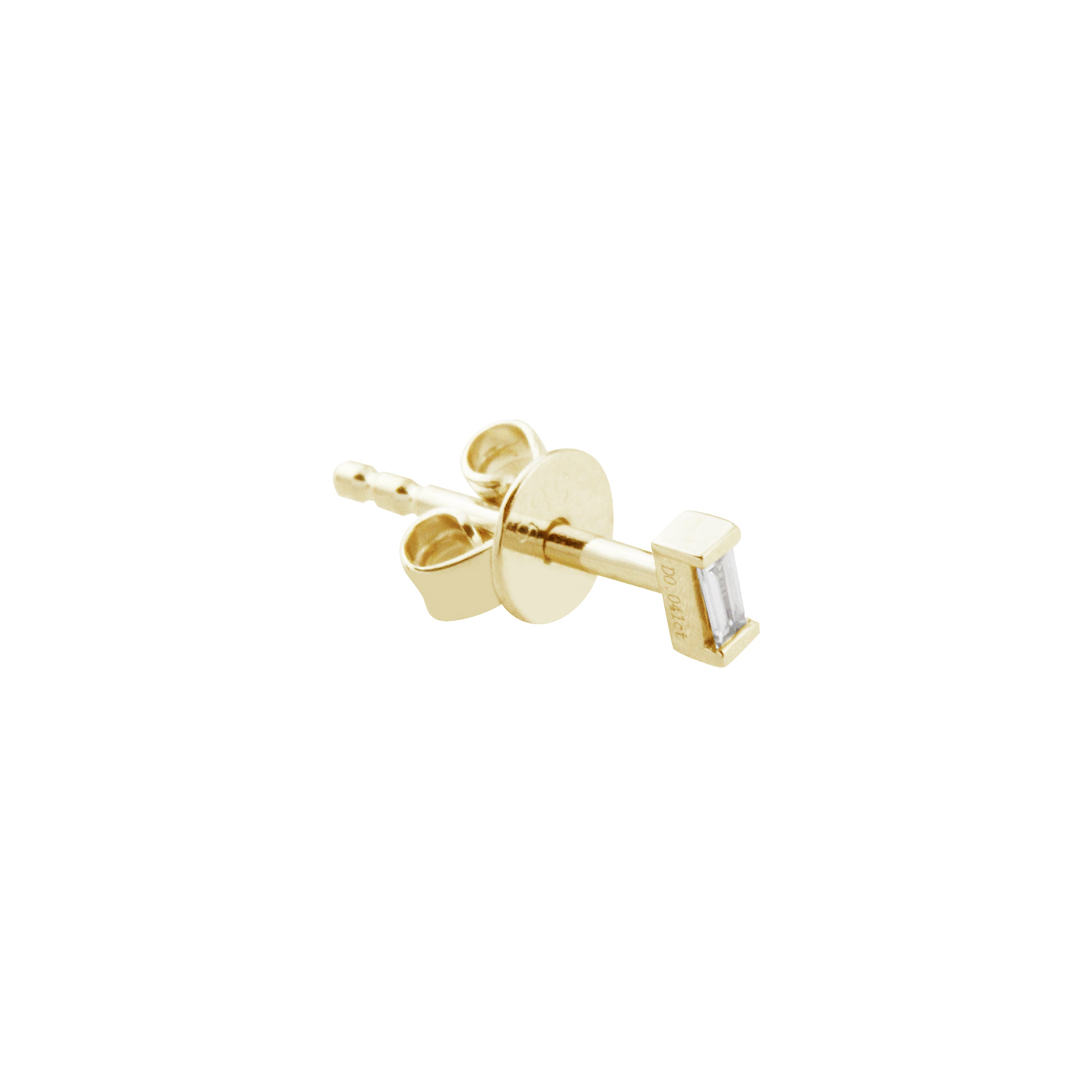 Crystal Clear Diamond Stud Earrings