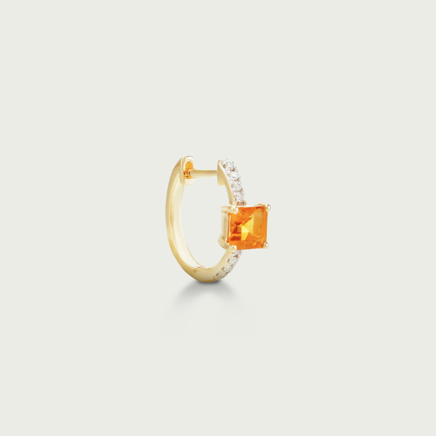 Chic Enough Gemstone Hoop Earrings