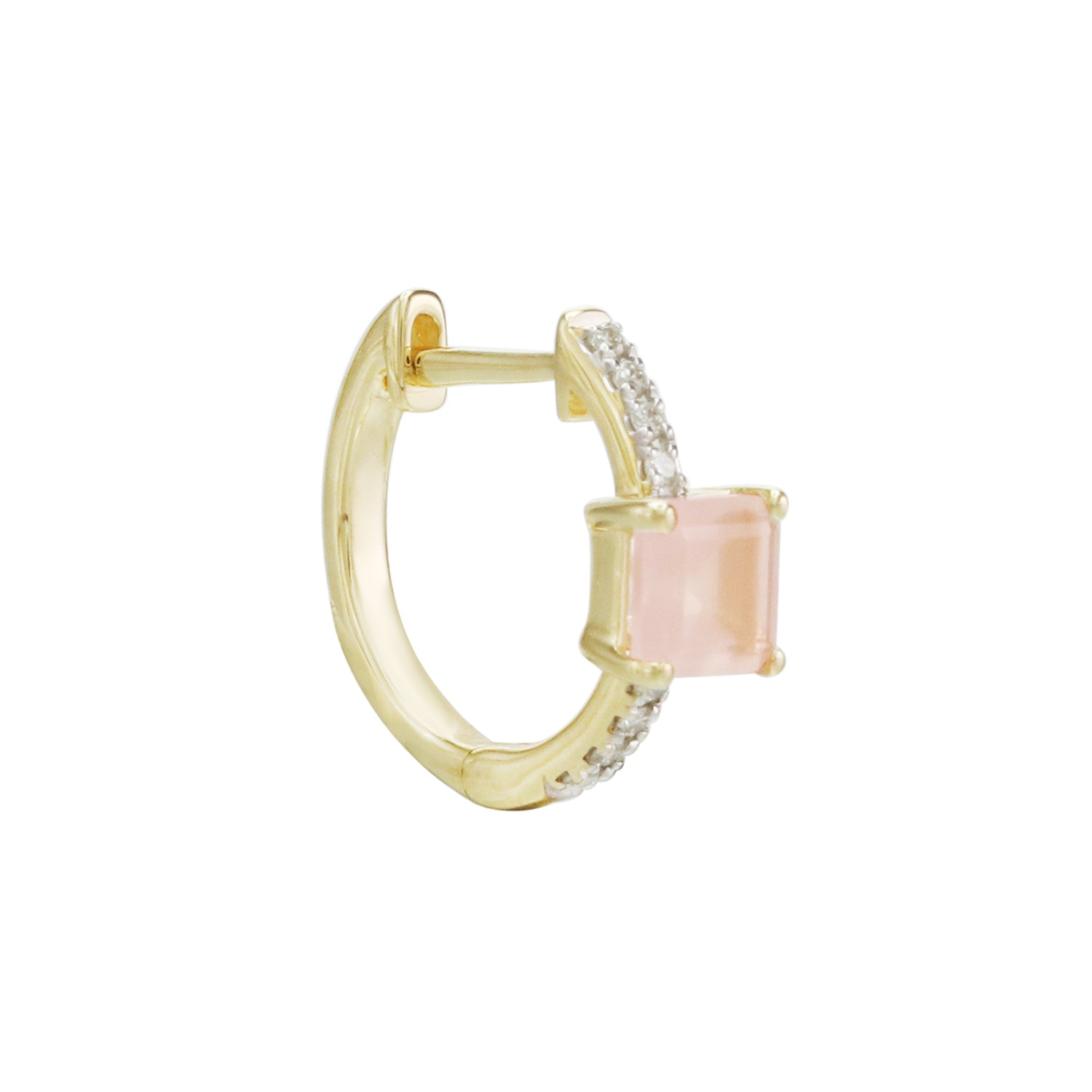 Chic Enough Gemstone Hoop Earrings