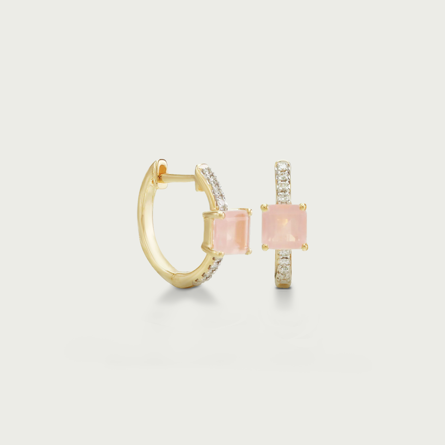Chic Enough Gemstone Hoop Earrings