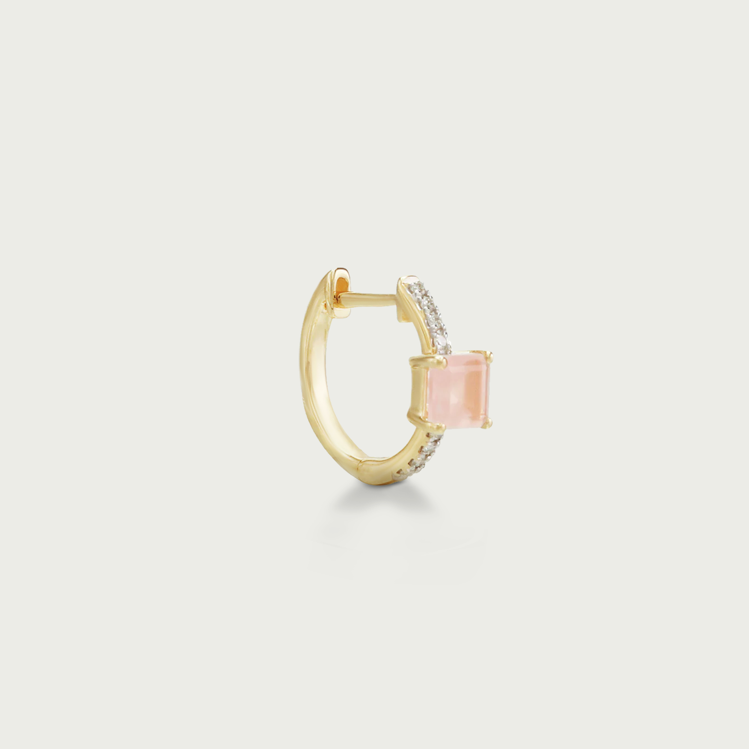 Chic Enough Gemstone Hoop Earrings