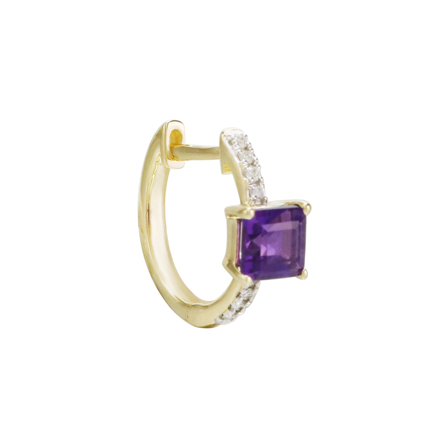 Chic Enough Gemstone Hoop Earrings