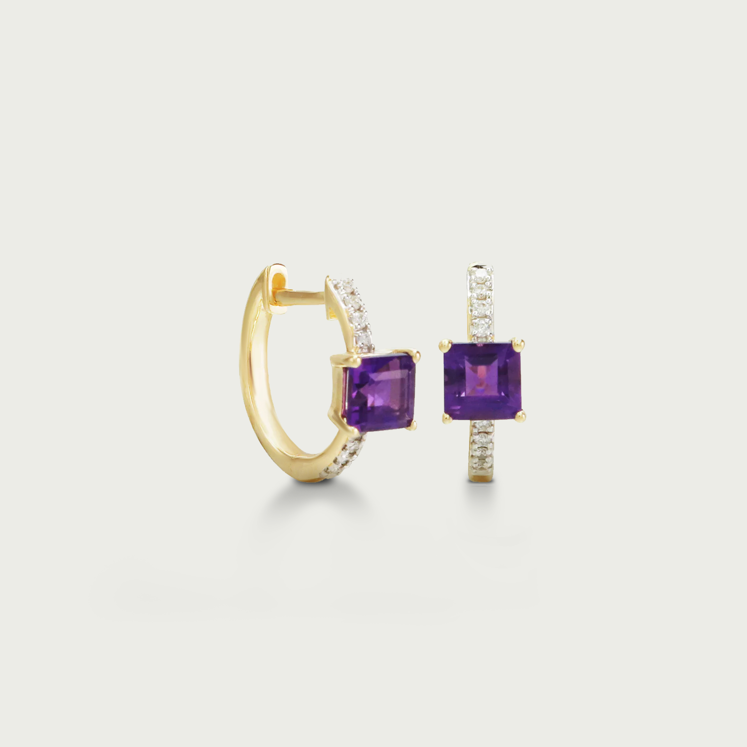 Chic Enough Gemstone Hoop Earrings