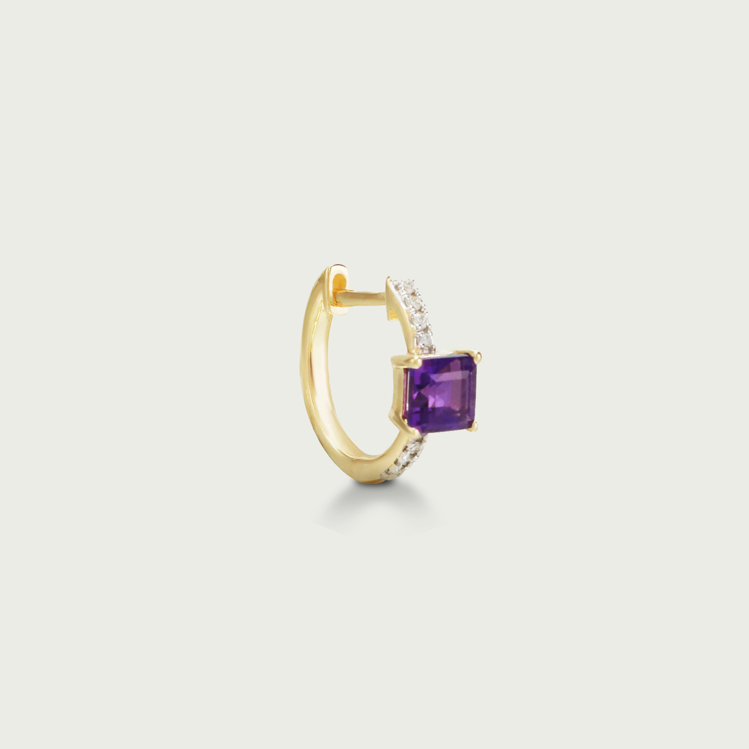 Chic Enough Gemstone Hoop Earrings