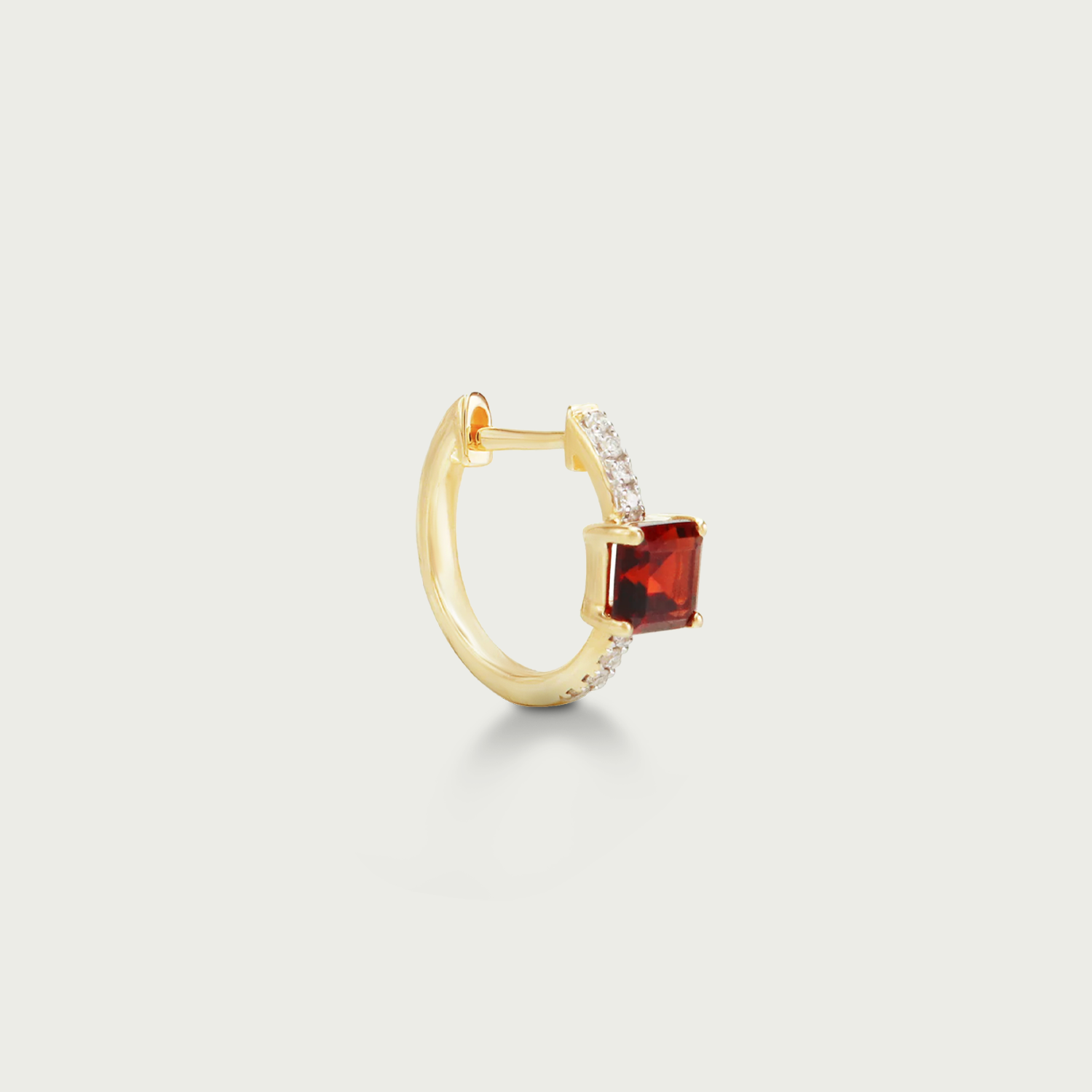 Chic Enough Gemstone Hoop Earrings