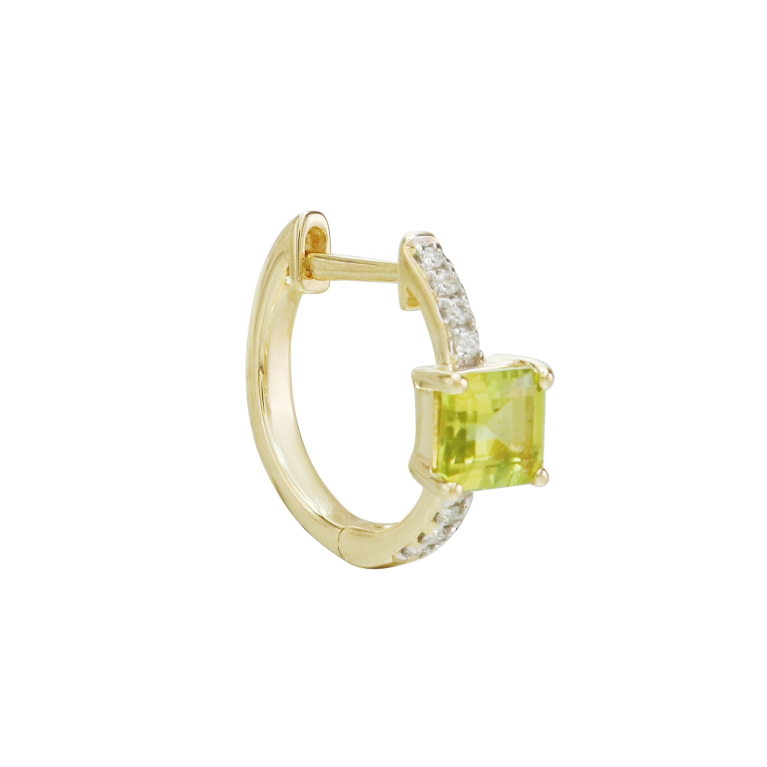 Chic Enough Gemstone Hoop Earrings