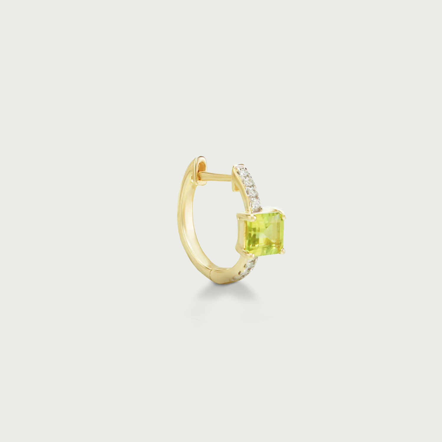 Chic Enough Gemstone Hoop Earrings